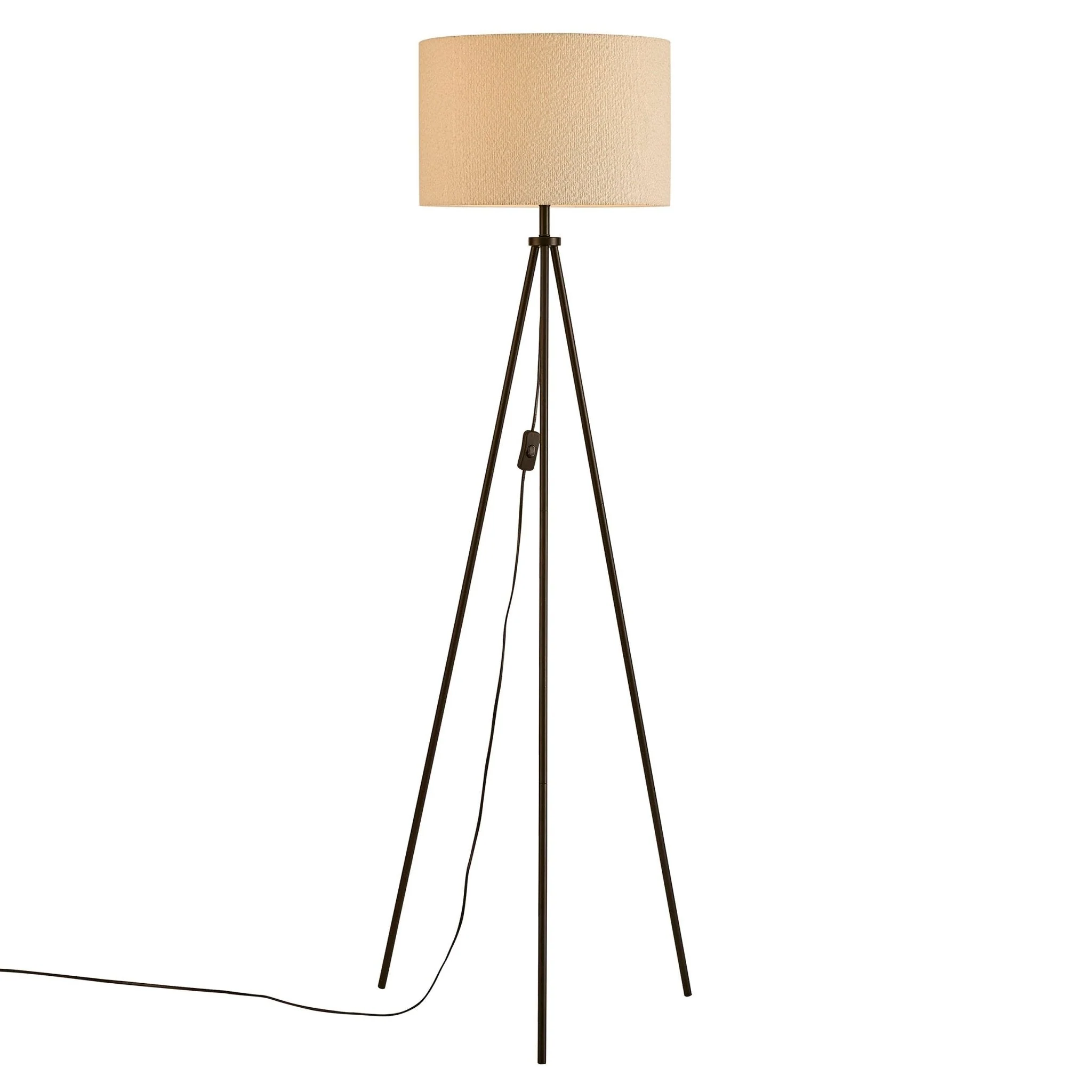 Boucle Floor Lamp - Ecru - Image 4
