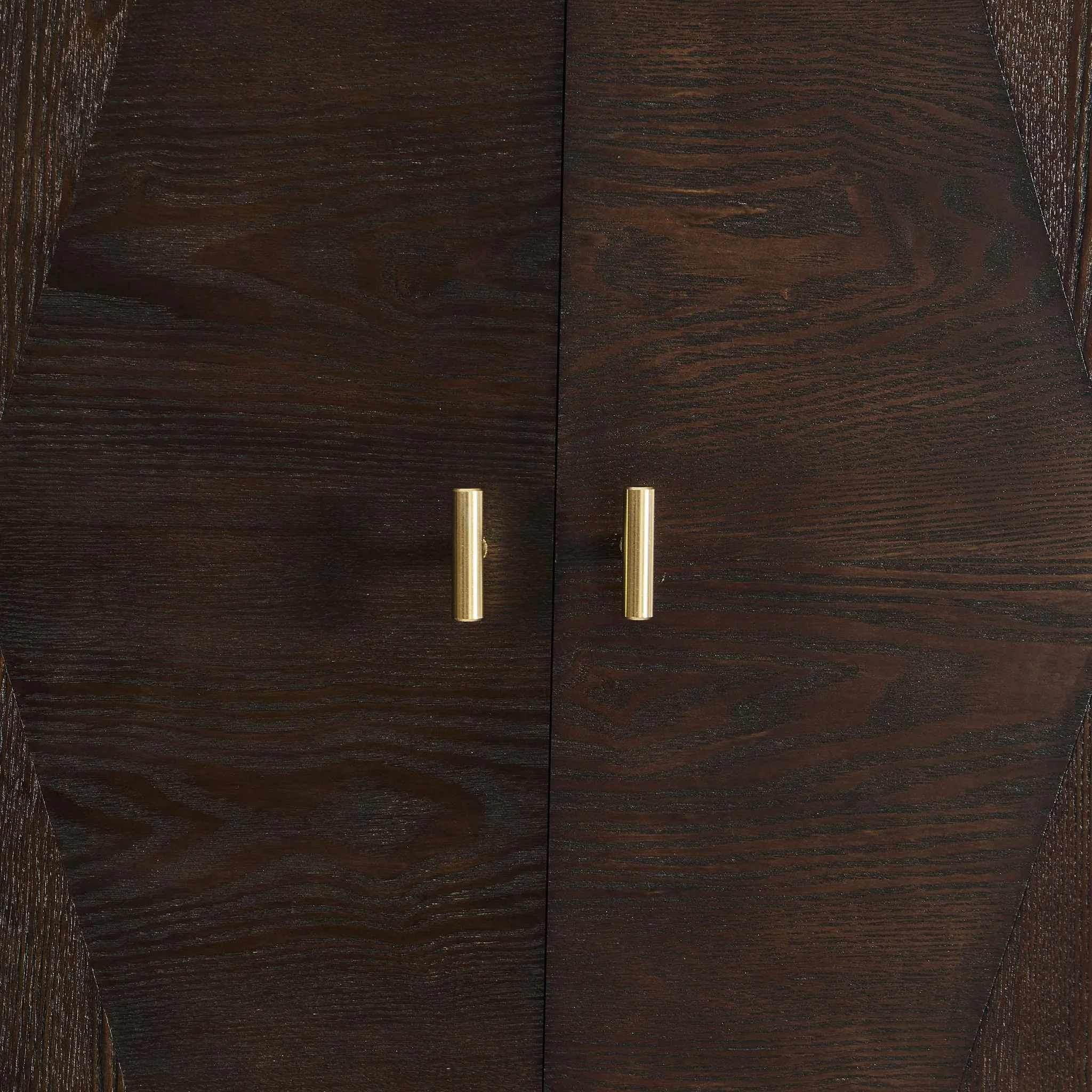 Brianna Concave 2 Door Wardrobe with Drawers - Walnut - Image 8