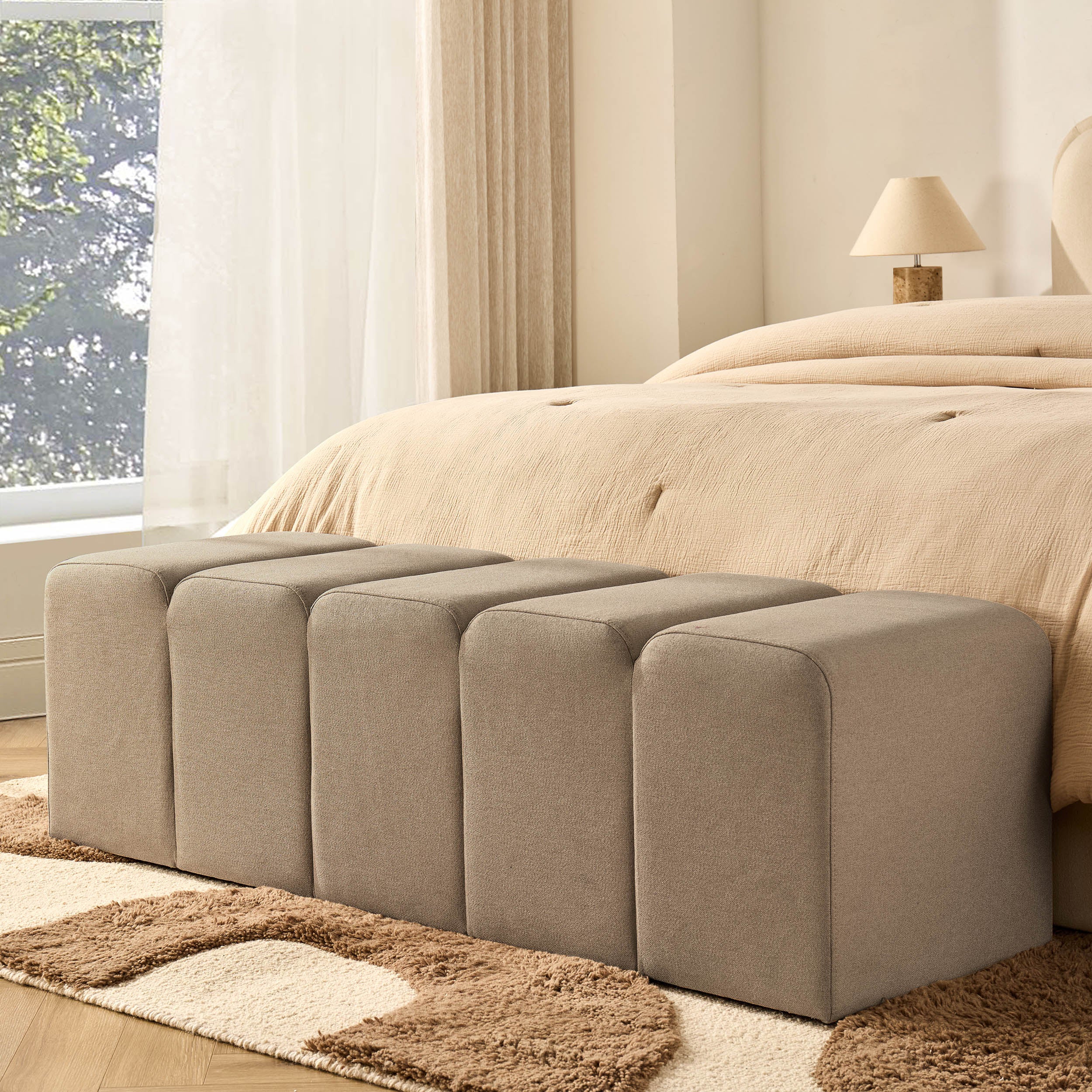 Brixton Bench - Oatmeal