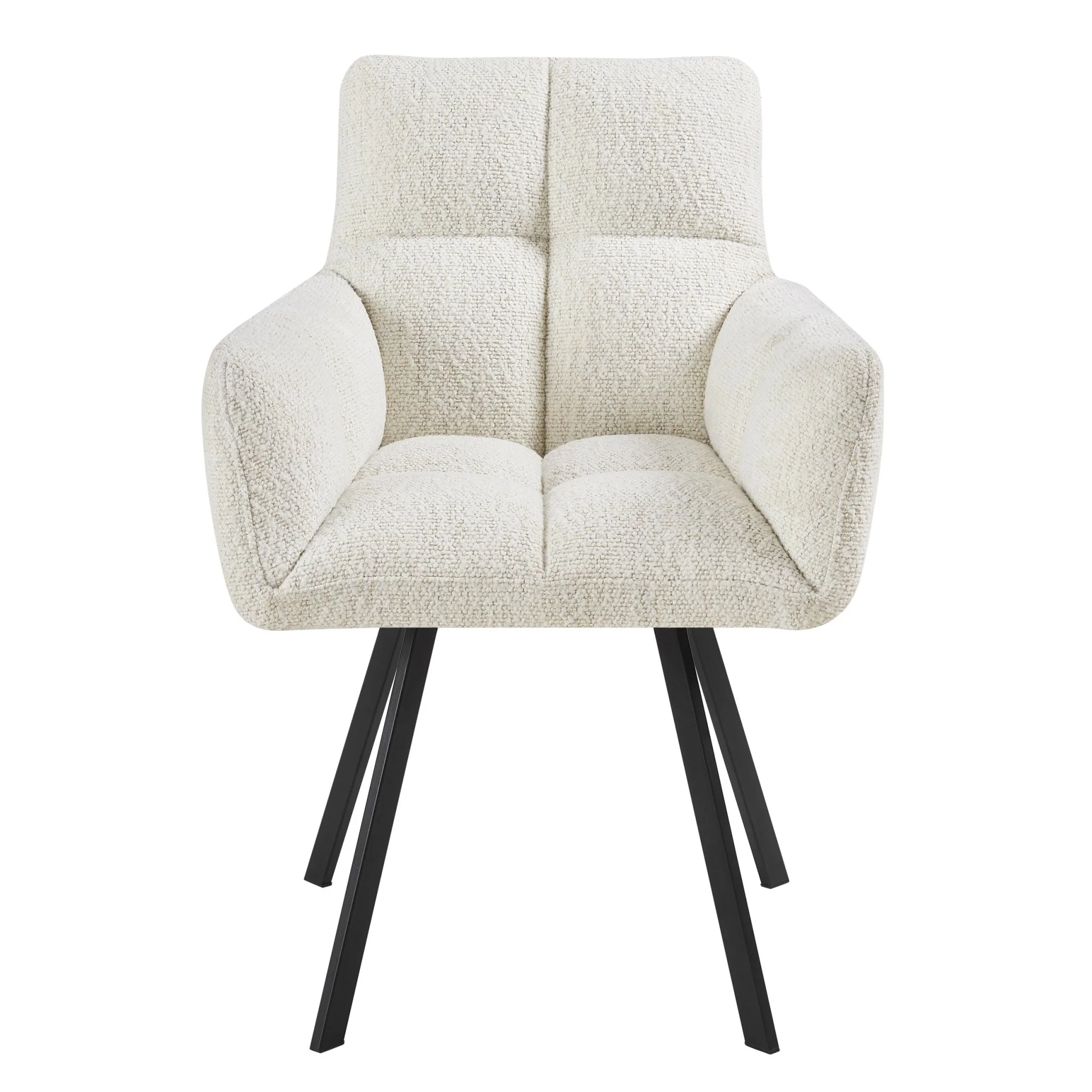 Brooke Dining Chair - Boucle Ivory - Image 2
