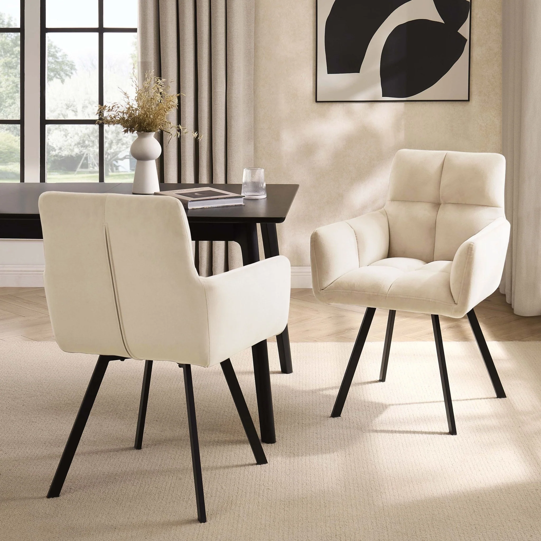 Brooke Dining Chair - Ecru