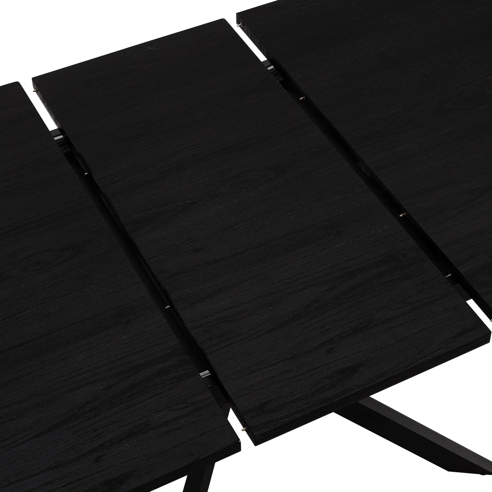 Brooke Oval Extendable 4-8 Seater Dining Table - Black - Image 6