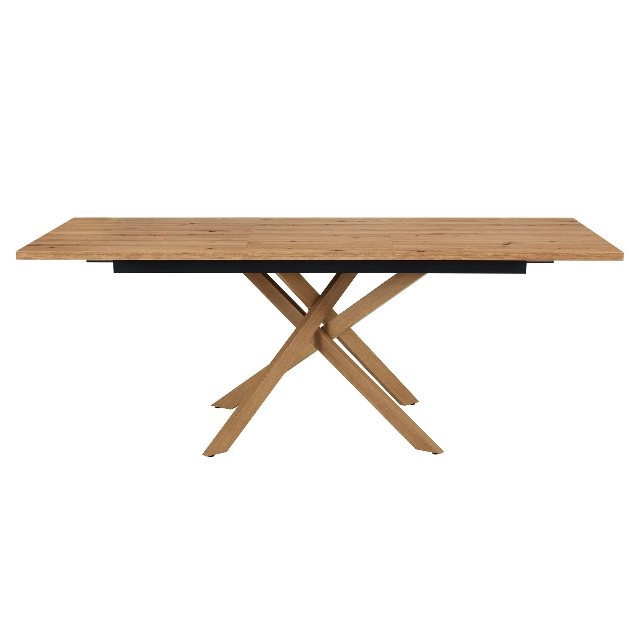 Brooke Rectangle Extendable 6-10 Seater Dining Table - Wood - Image 3