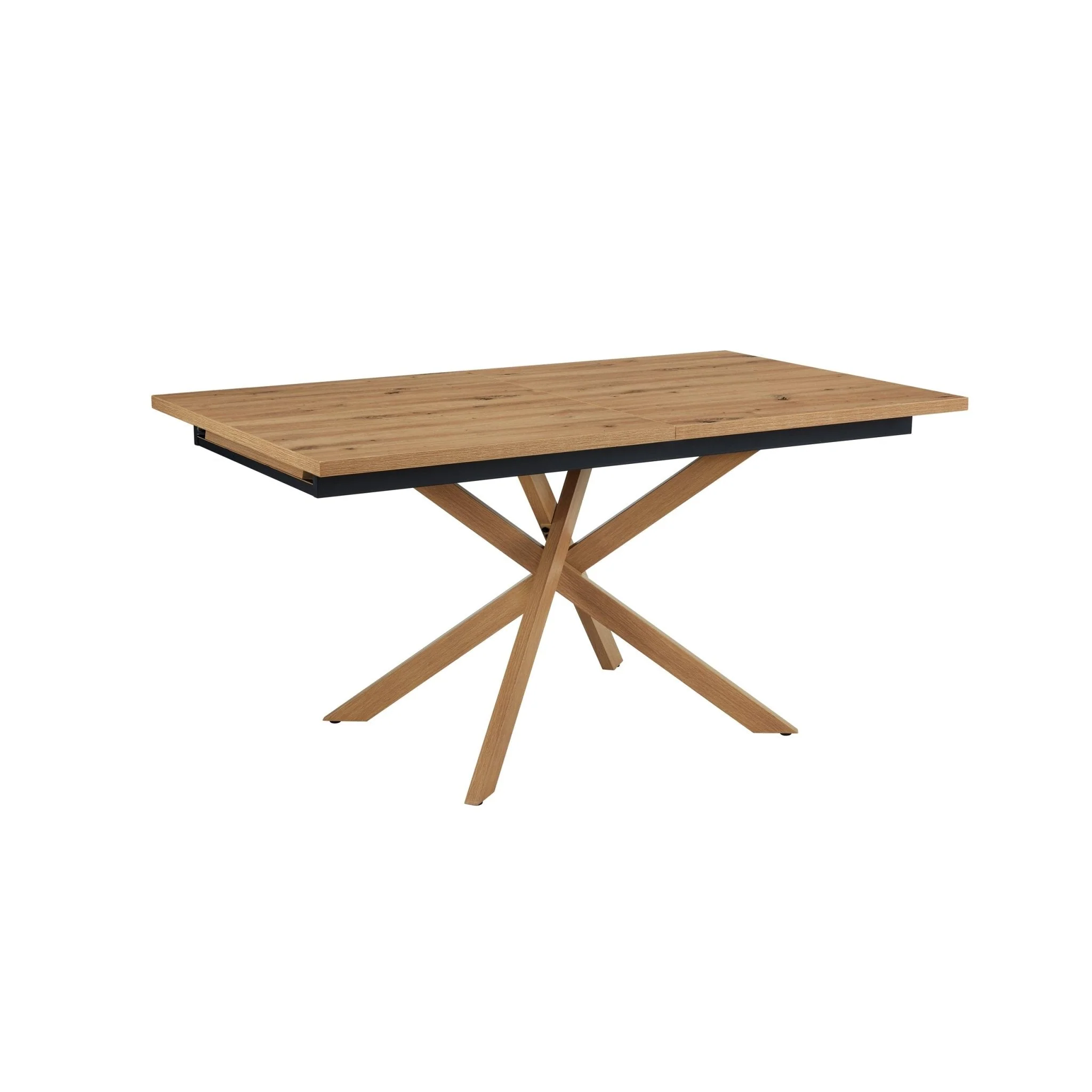 Brooke Rectangle Extendable 6-10 Seater Dining Table - Wood - Image 4