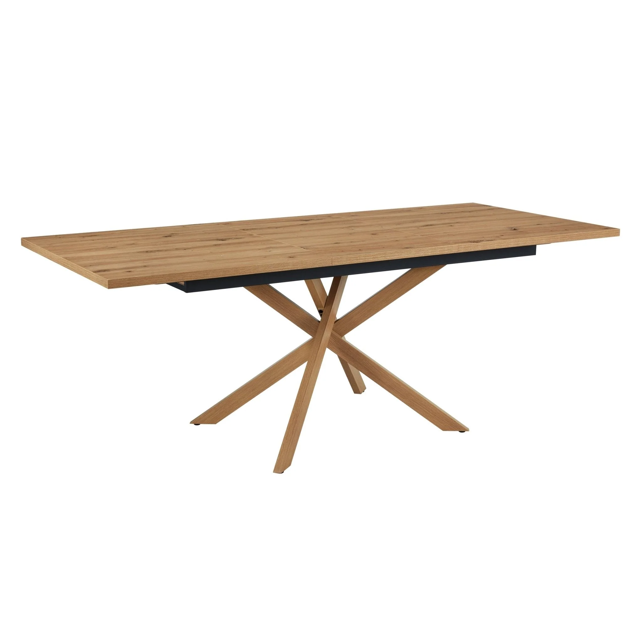 Brooke Rectangle Extendable 6-10 Seater Dining Table - Wood - Image 5
