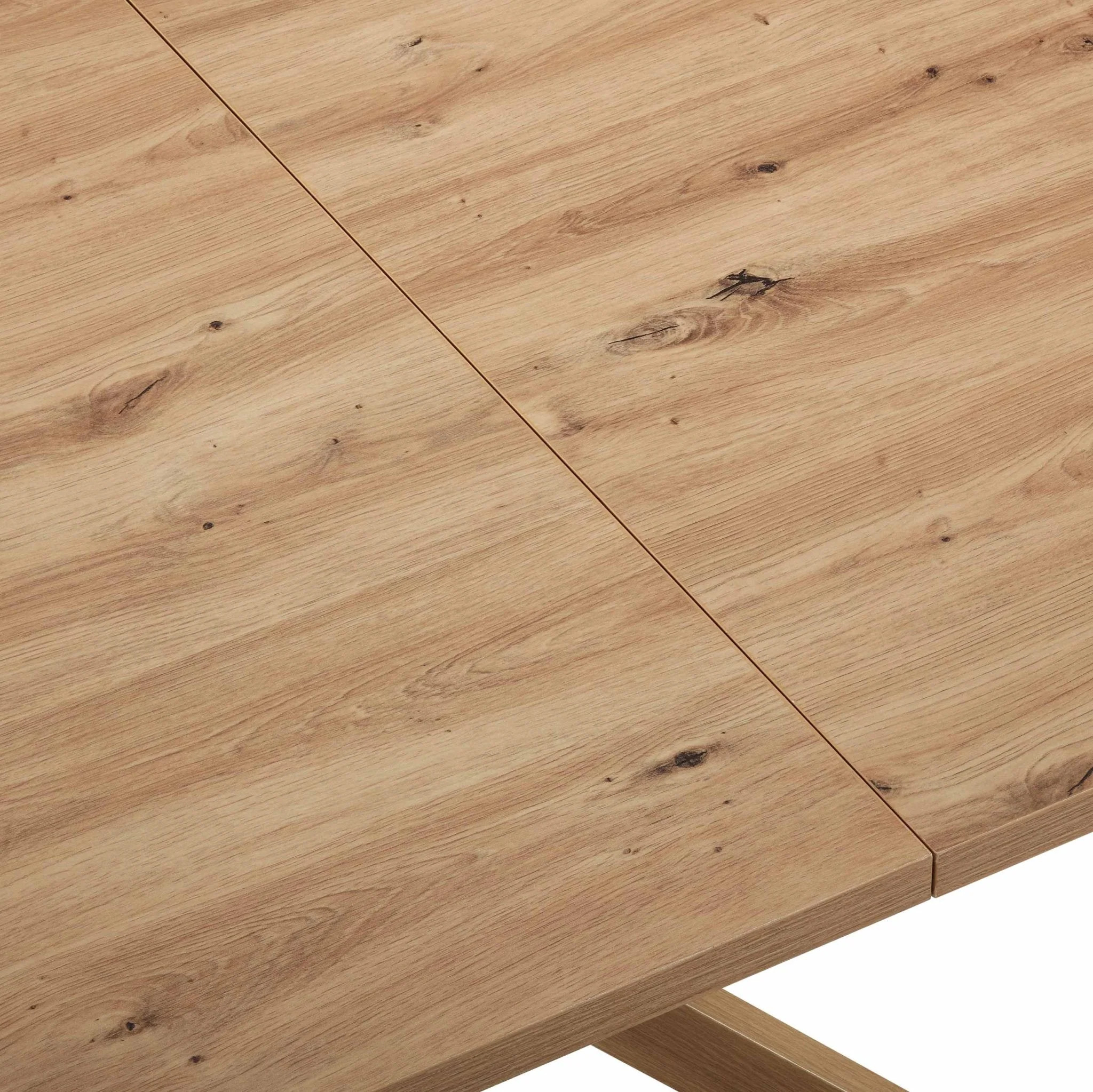 Brooke Rectangle Extendable 6-10 Seater Dining Table - Wood - Image 8