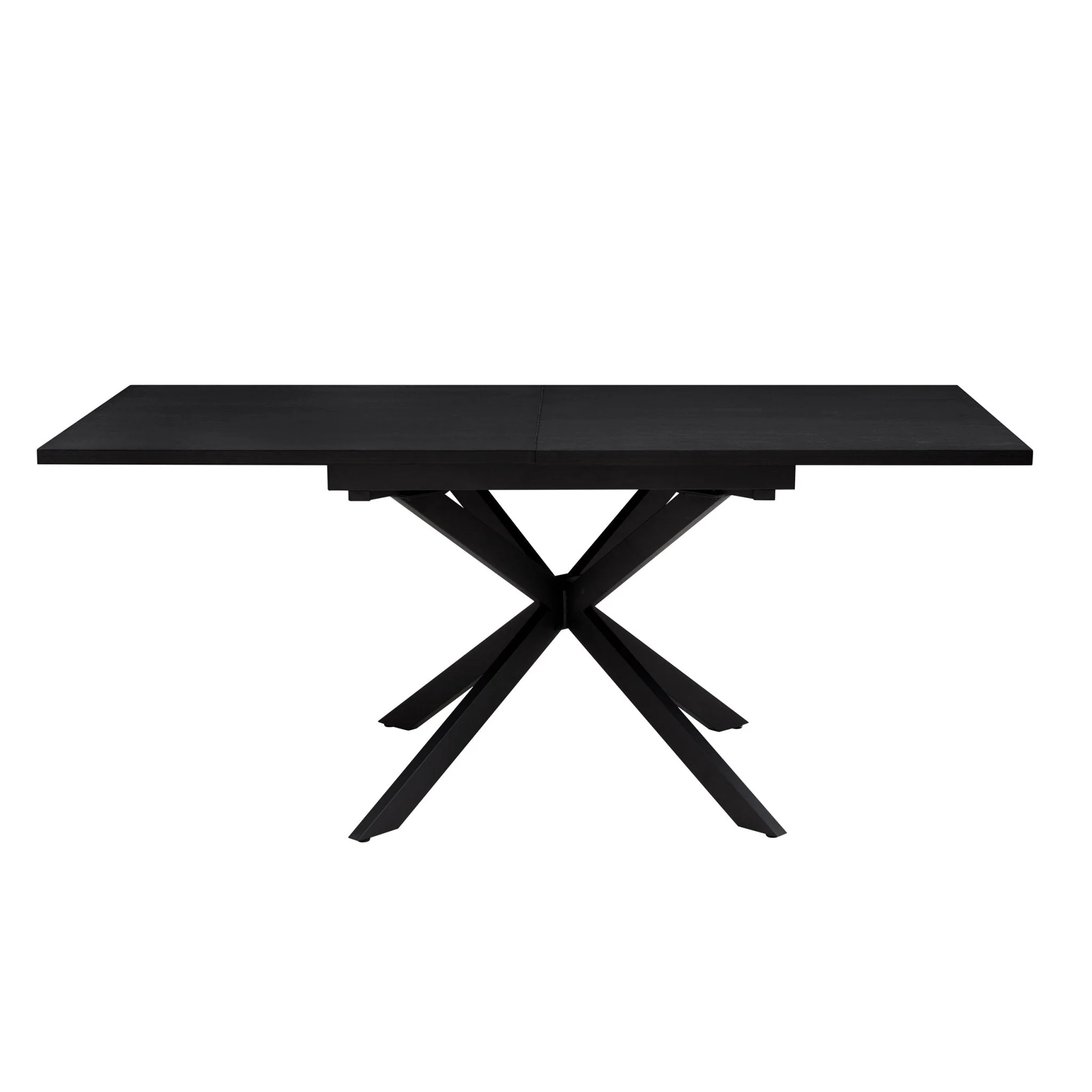 Brooke Square Extendable 4-8 Seater Dining Table - Black - Image 5