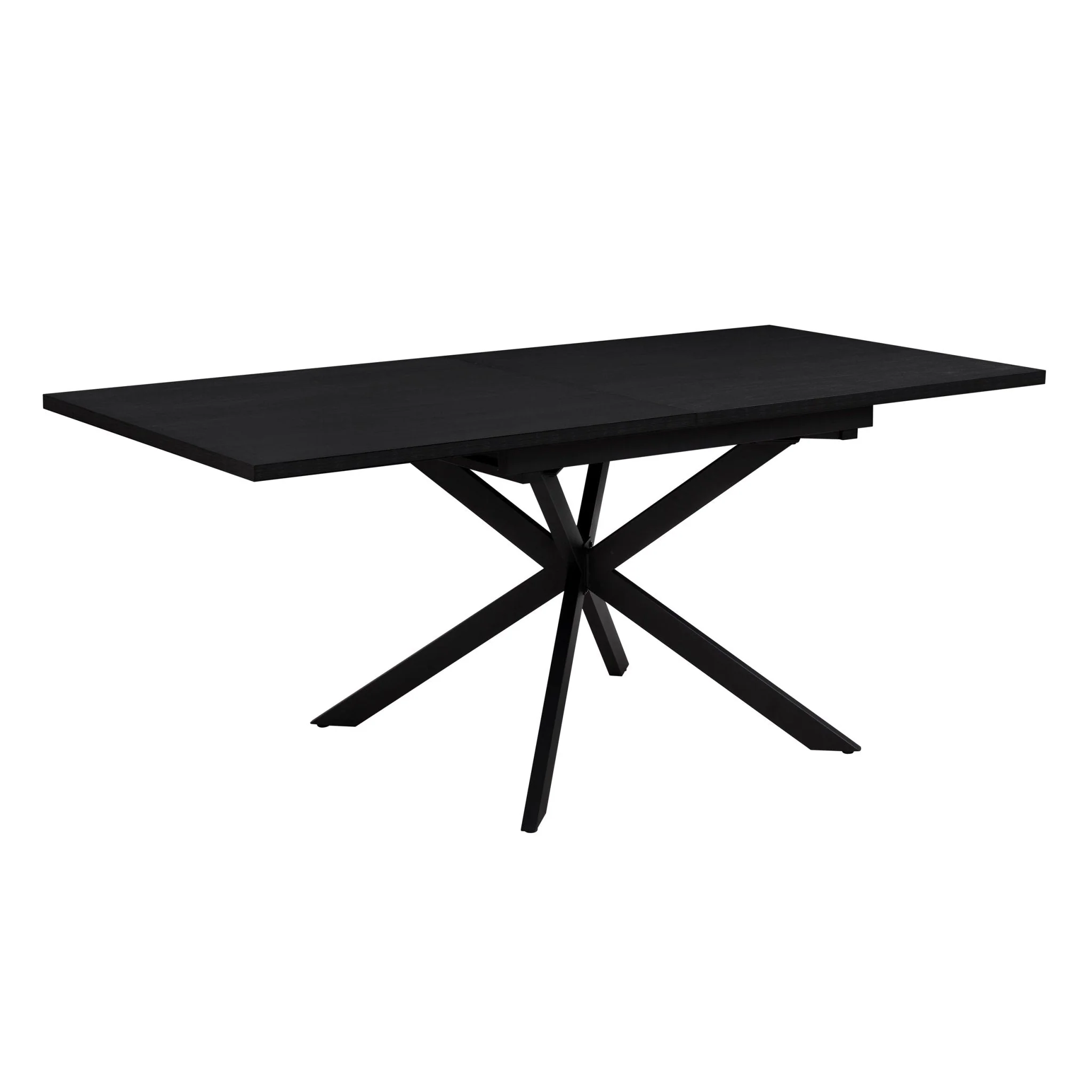 Brooke Square Extendable 4-8 Seater Dining Table - Black - Image 6
