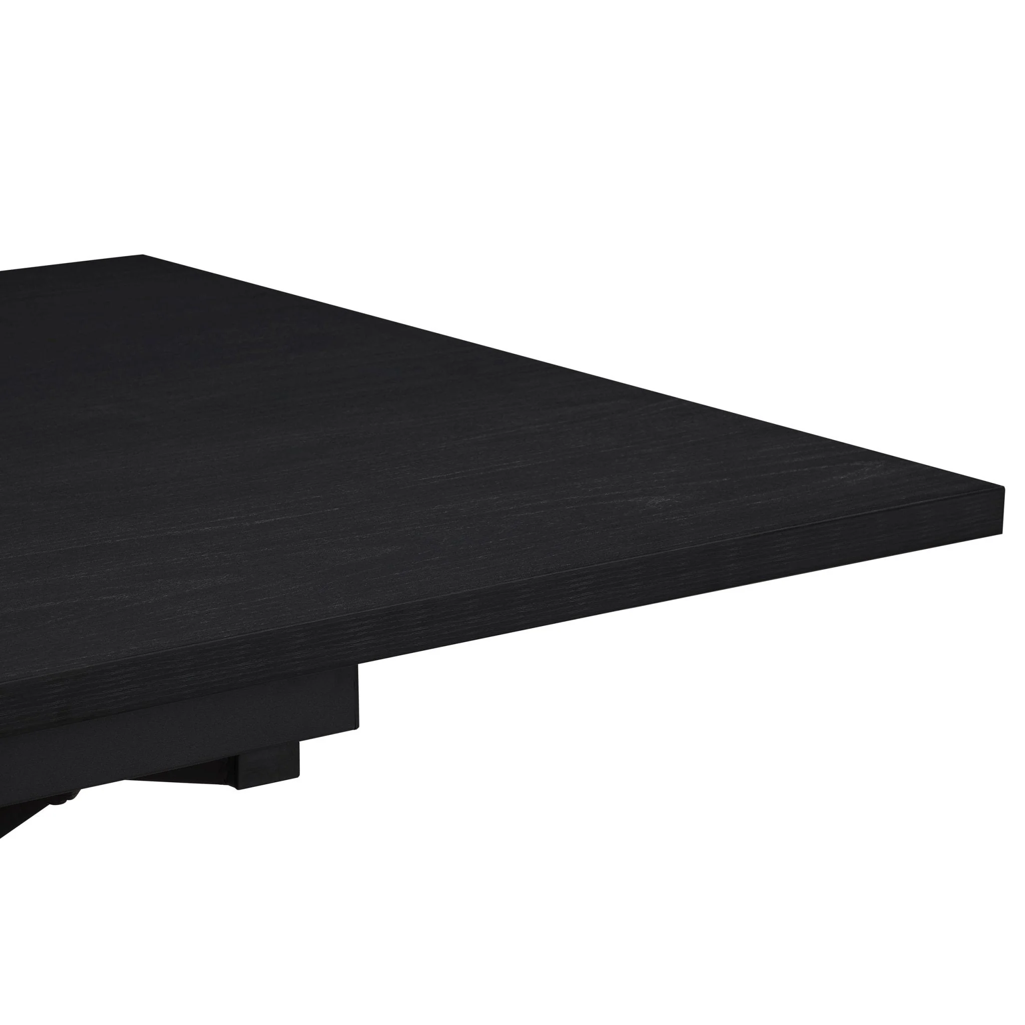 Brooke Square Extendable 4-8 Seater Dining Table - Black - Image 7