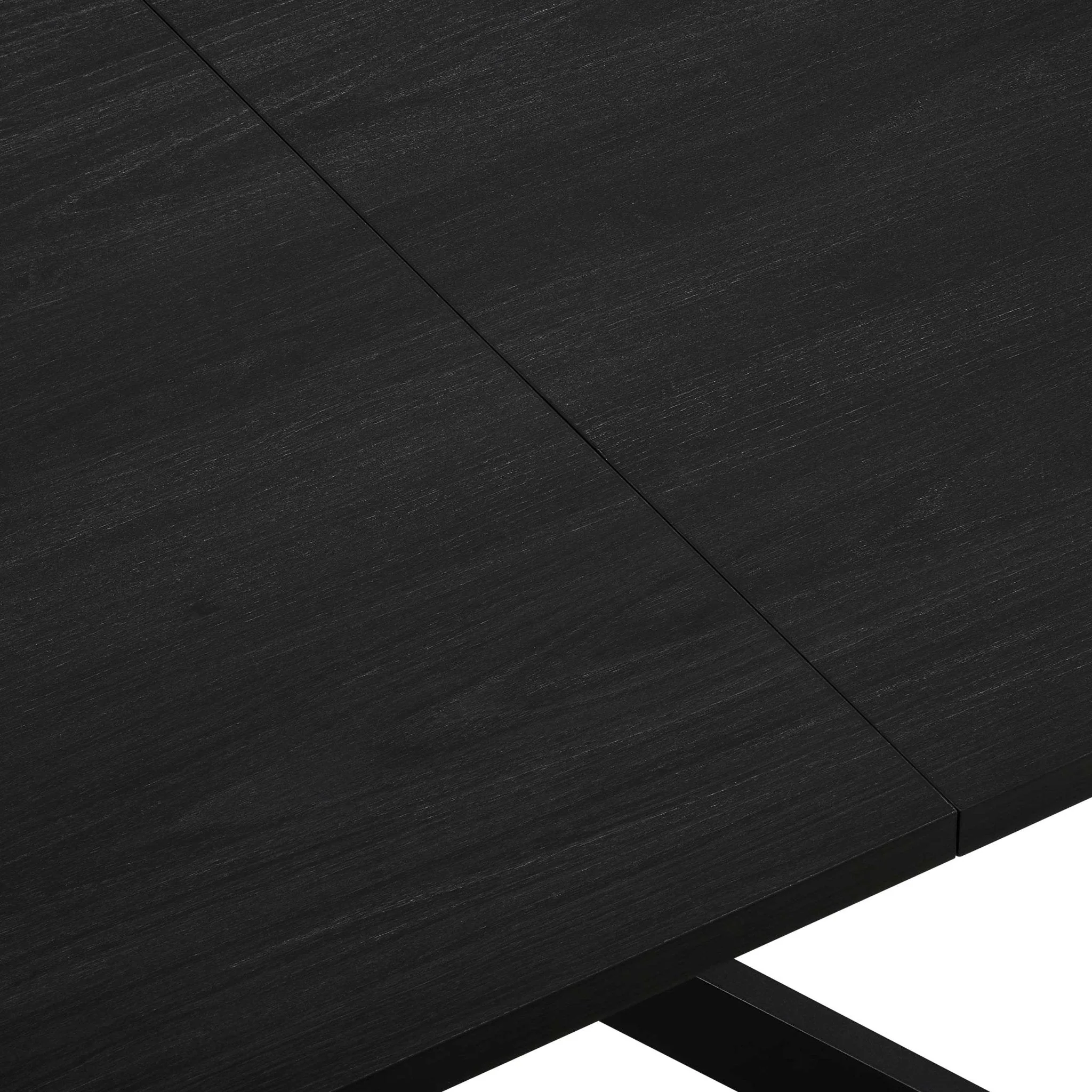 Brooke Square Extendable 4-8 Seater Dining Table - Black - Image 8
