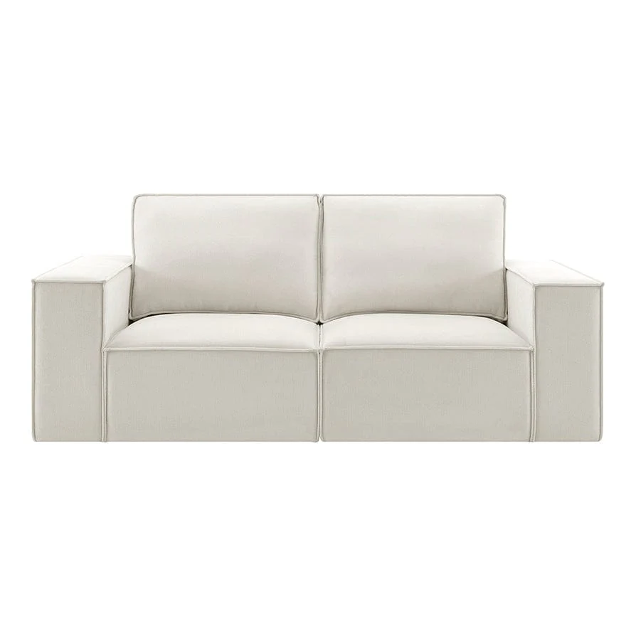 Brooklyn 2 Seater Sofa - Ivory - Image 9