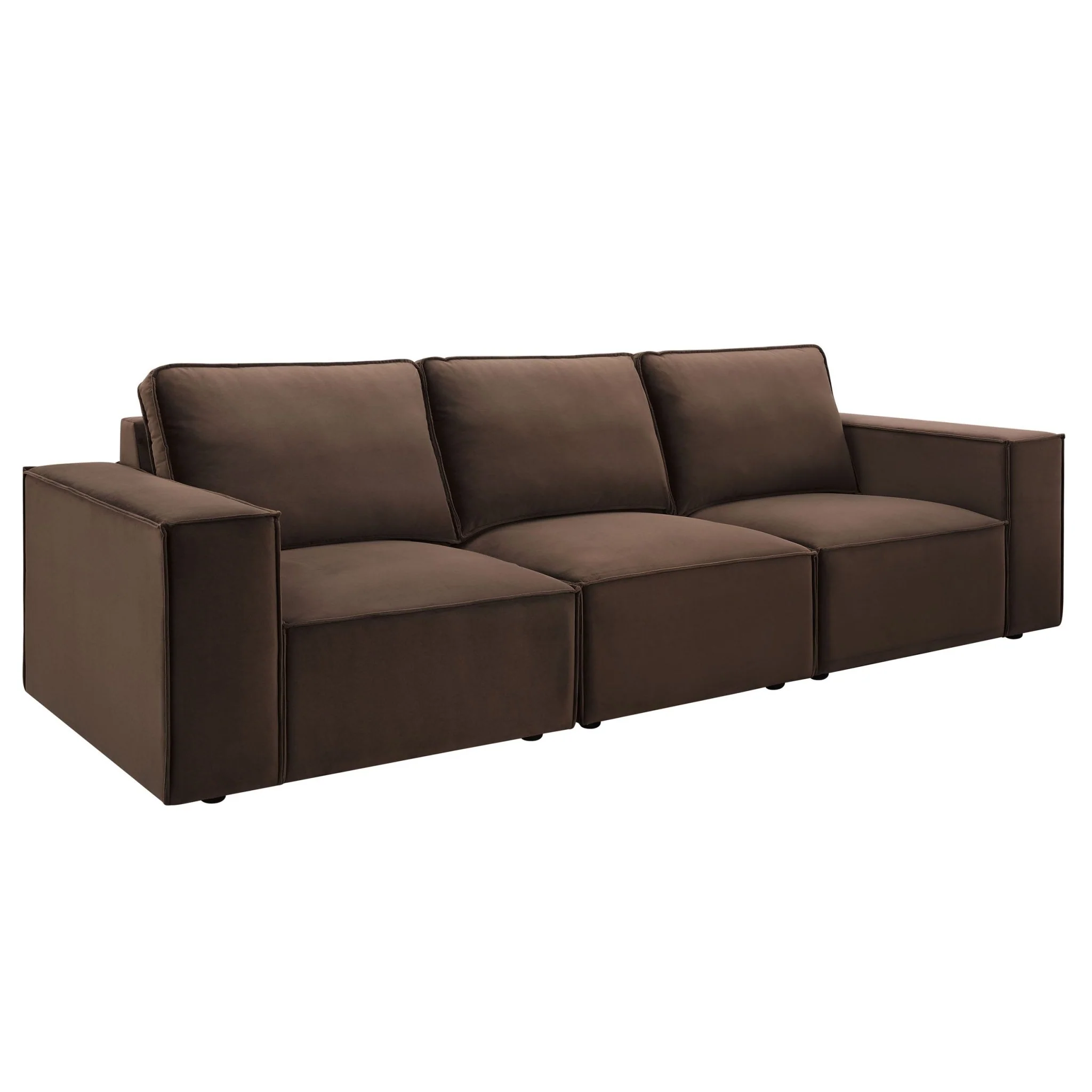 Brooklyn 3 Seater Sofa - Cappuccino - Image 3