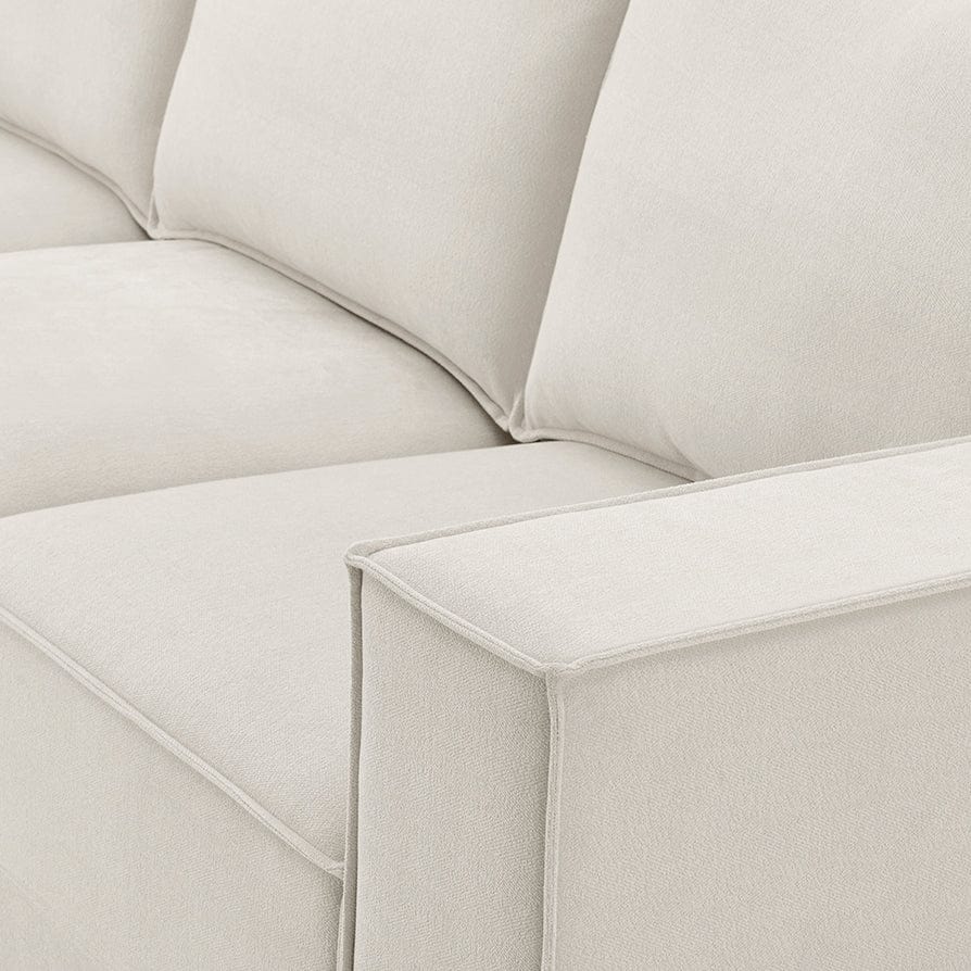 Brooklyn 3 Seater Sofa - Ivory - Image 14