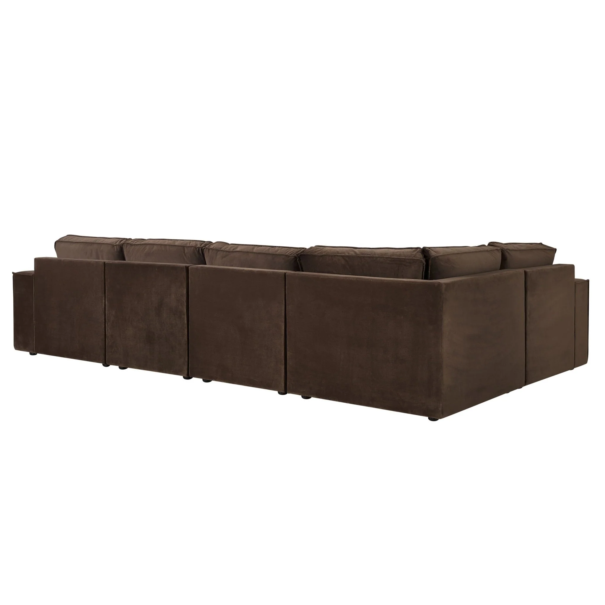 Brooklyn Large Left Hand L-Shape Sofa - Cappuccino - Image 4