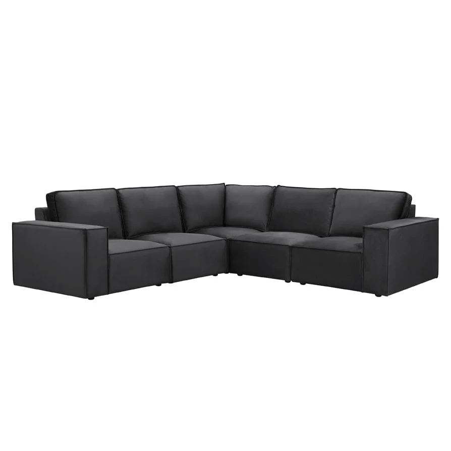 Brooklyn Large Left Hand Corner Sofa - Ink - Image 4