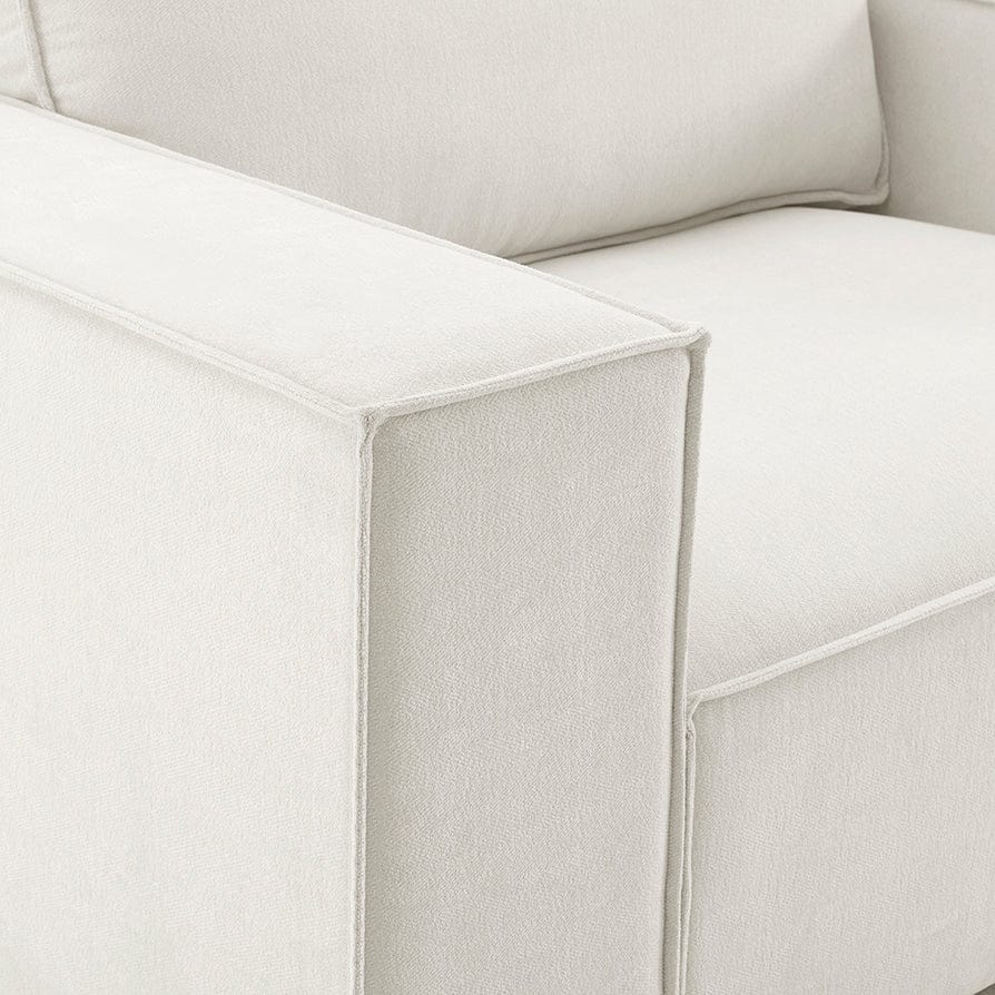 Brooklyn Loveseat - Ivory - Image 10
