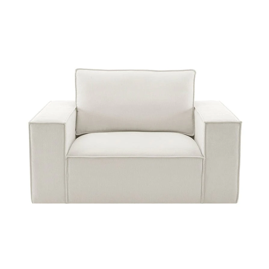 Brooklyn Loveseat - Ivory - Image 2