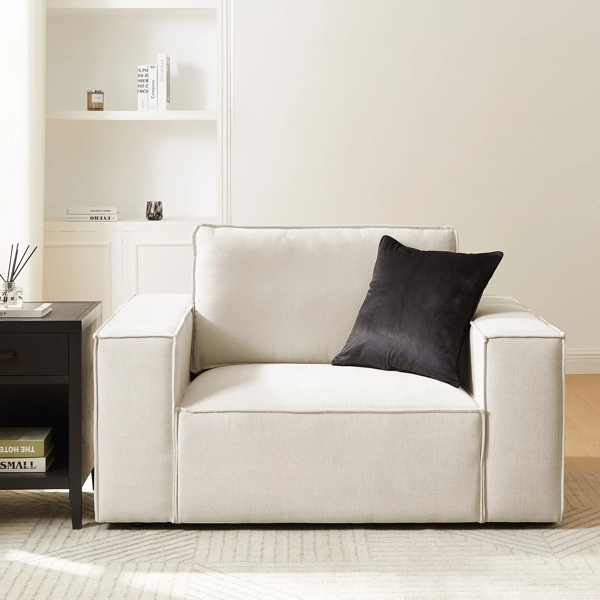 Brooklyn Loveseat - Ivory - Image 4