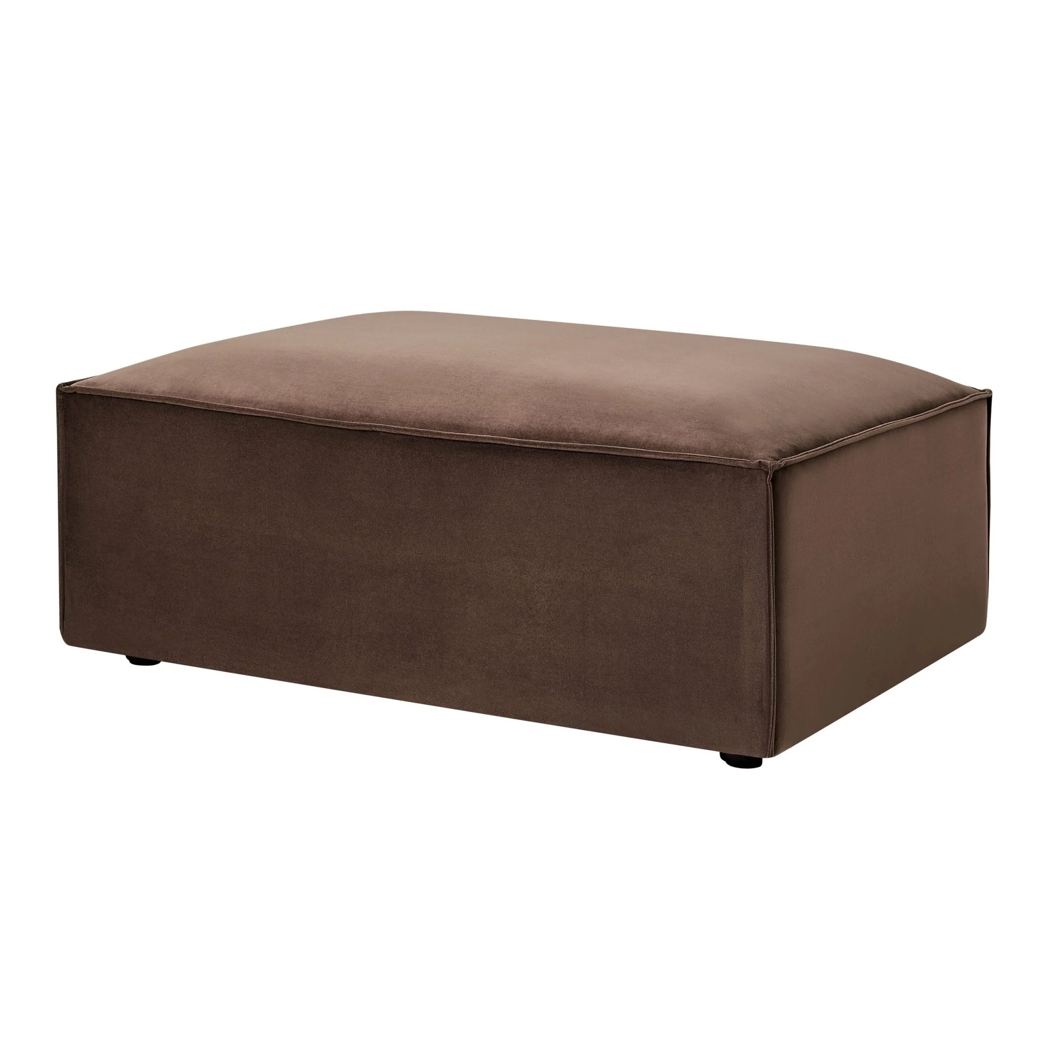 Brooklyn Pouffe - Cappuccino - Image 3
