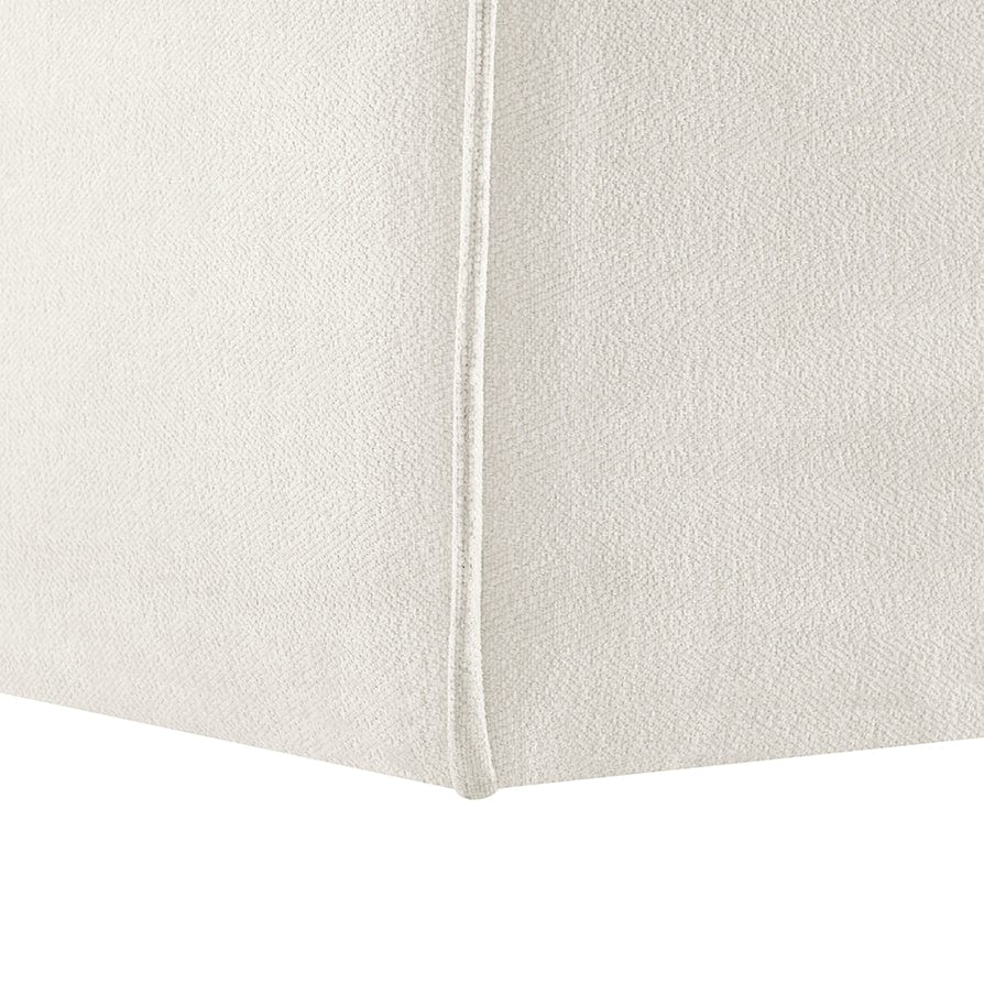 Brooklyn Pouffe - Ivory - Image 6
