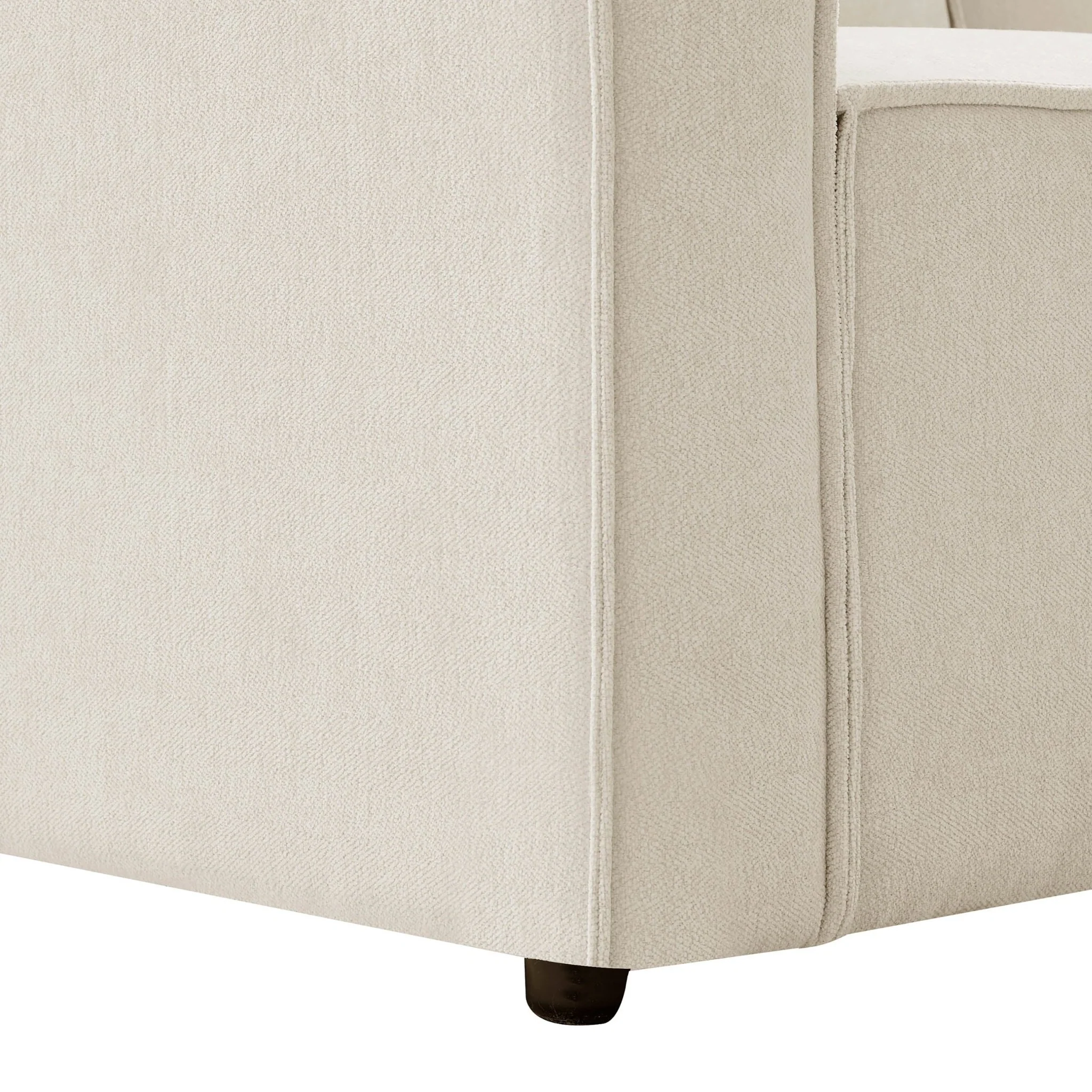 Brooklyn Slim Arm Left Hand Large L-Shape - Chenille Ivory - Image 8