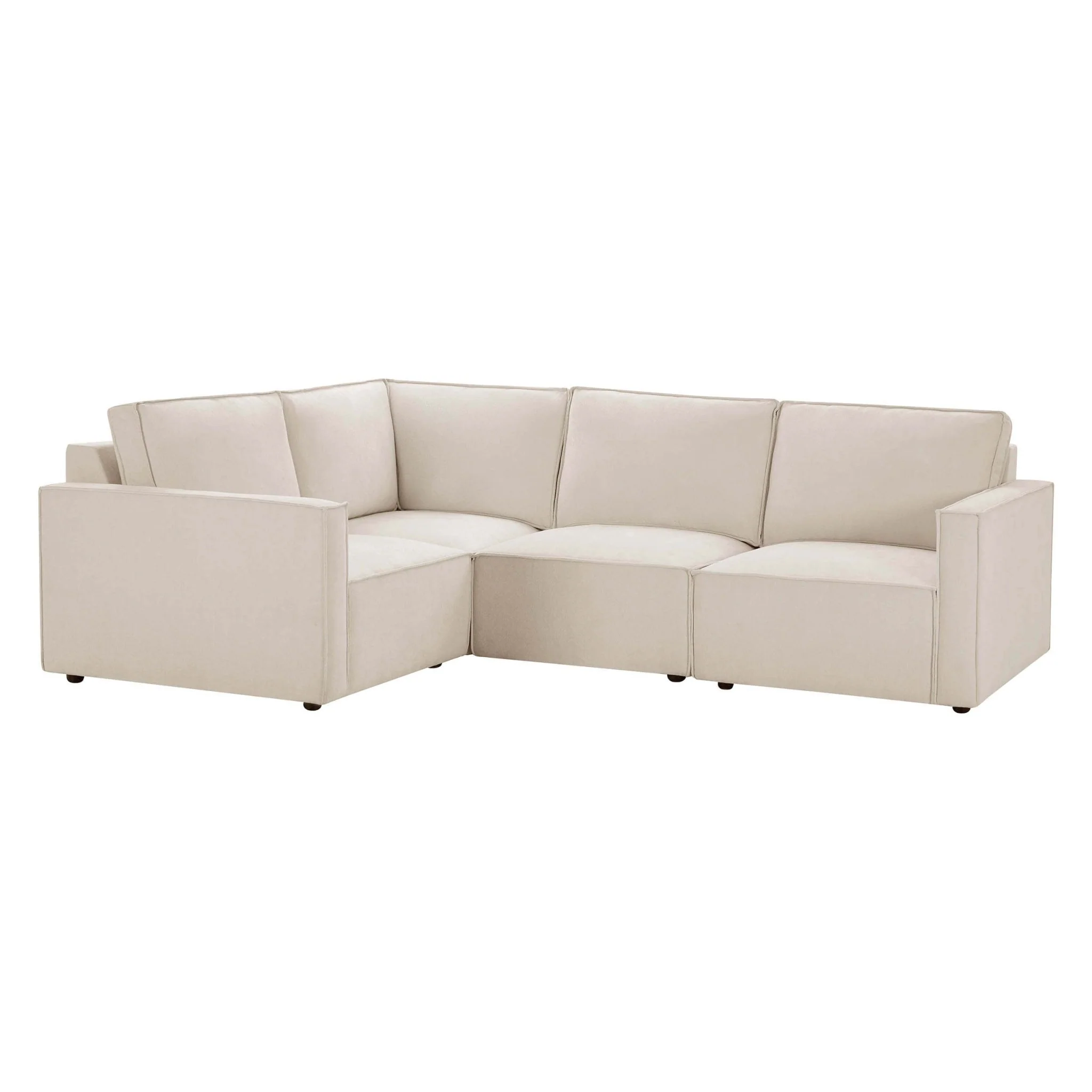 Brooklyn Slim Arm Left Hand Small L-Shape - Chenille Ivory - Image 2