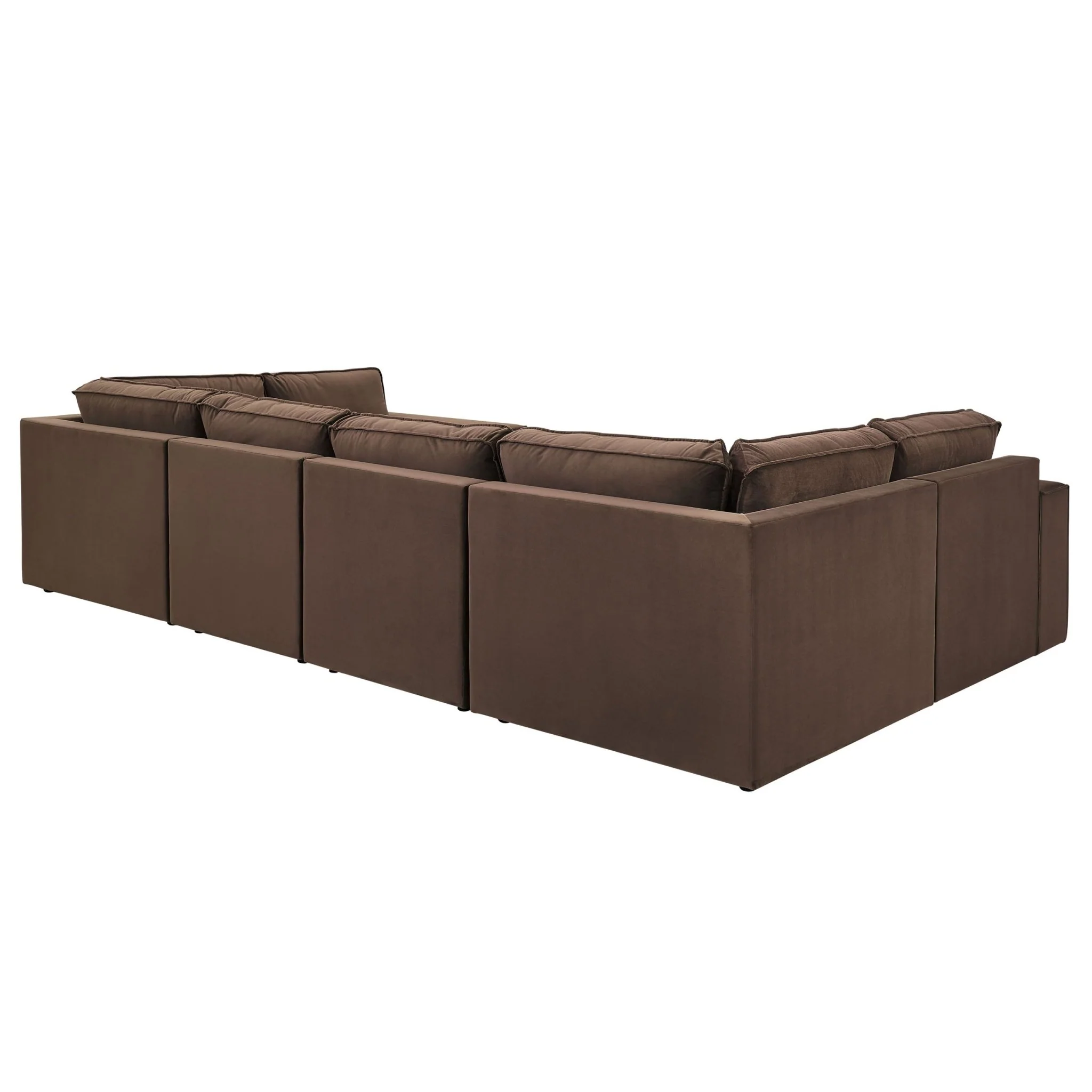 Brooklyn U-Shape Sofa - Cappuccino - Image 5