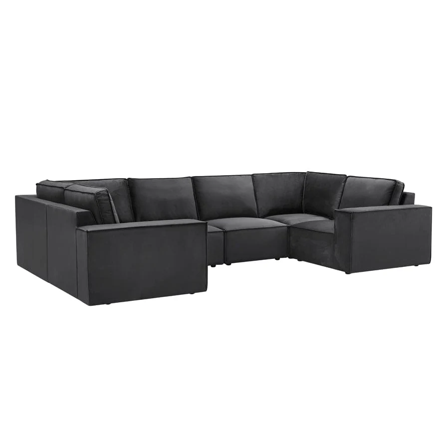 Brooklyn U-Shape Sofa - Ink - Image 6
