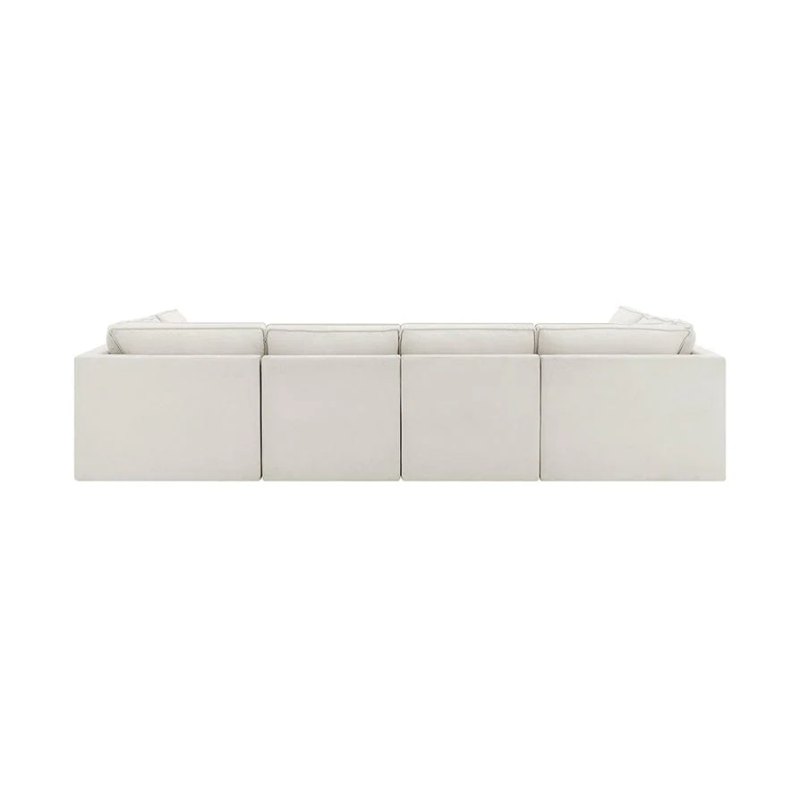Brooklyn U-Shape Sofa - Ivory - Image 11