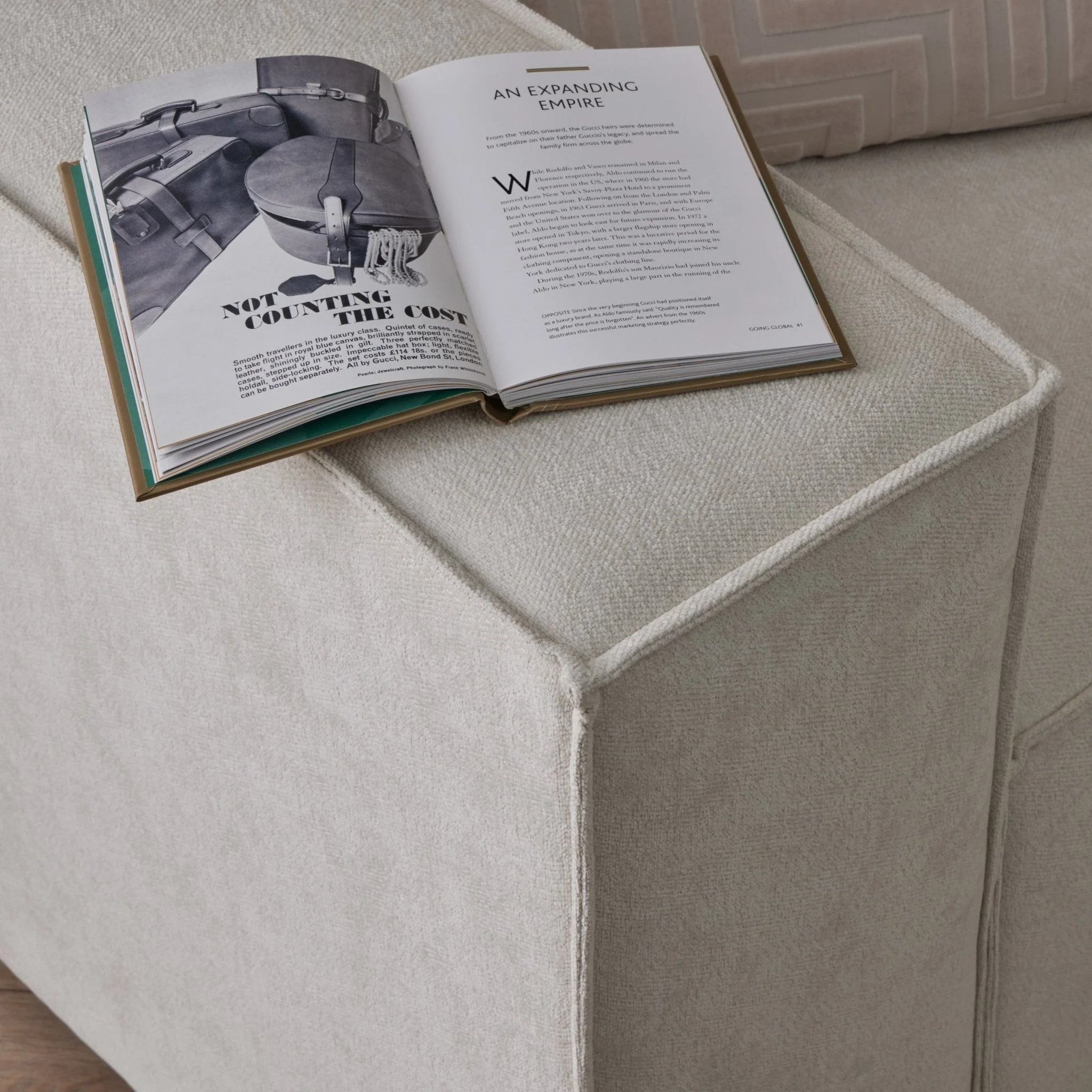 Brooklyn U-Shape Sofa - Ivory - Image 5
