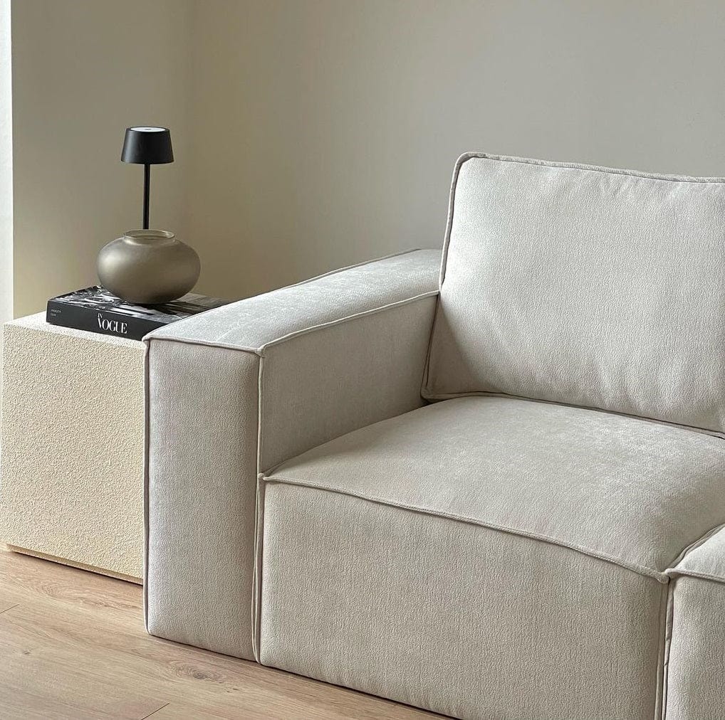 Brooklyn U-Shape Sofa - Ivory - Image 8