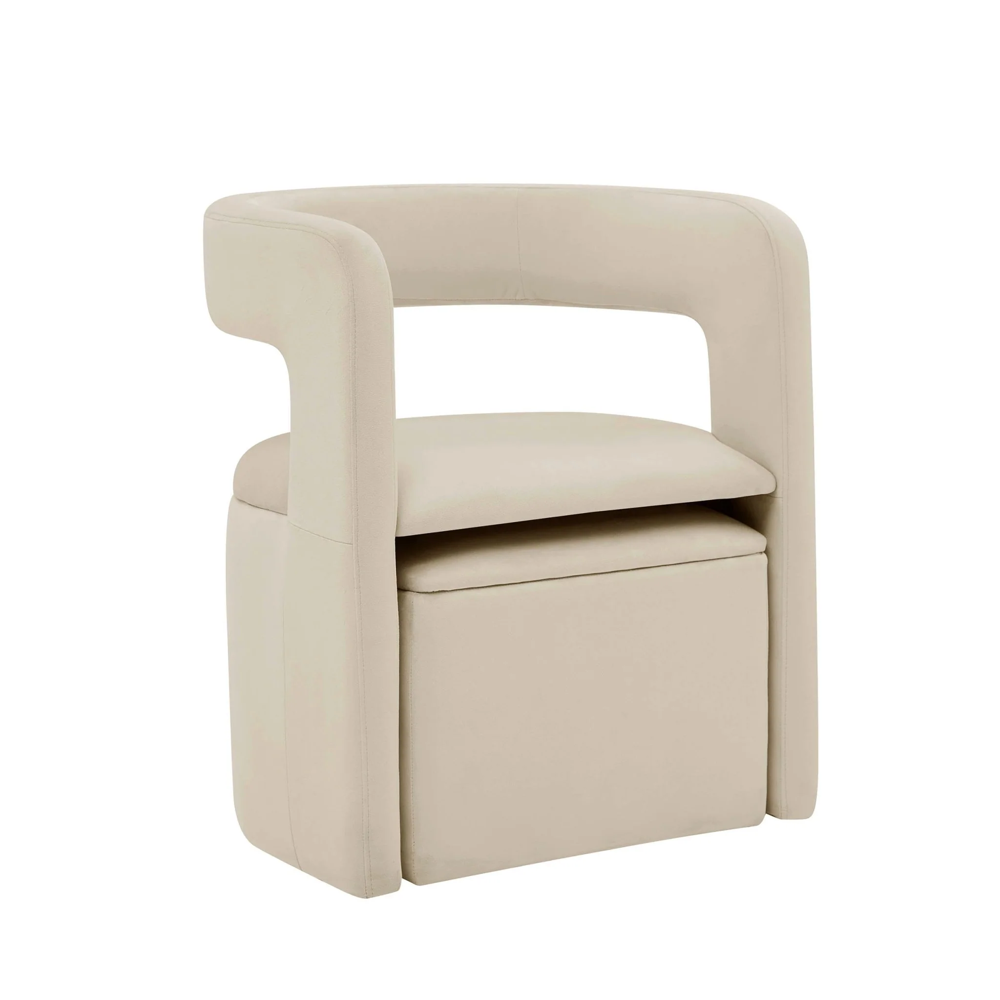 Bryony Accent Chair - Ecru - Image 2