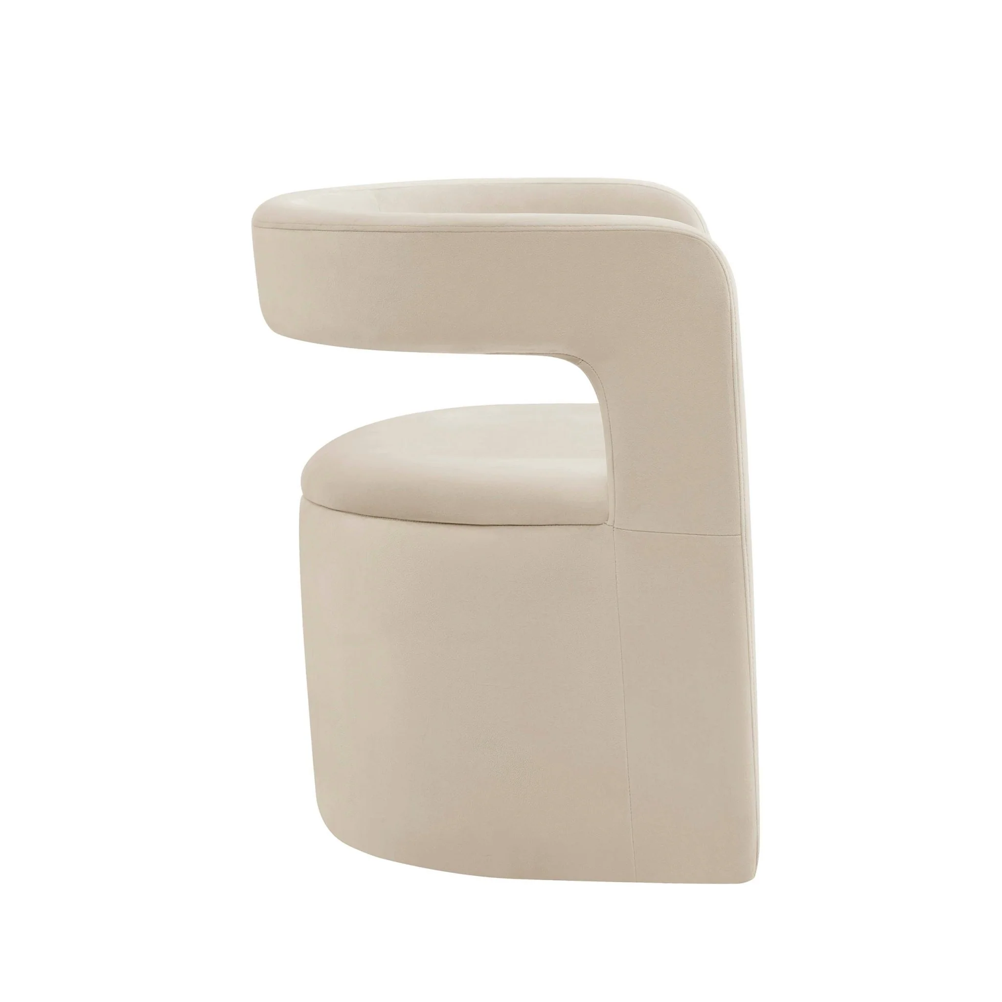 Bryony Accent Chair - Ecru - Image 4
