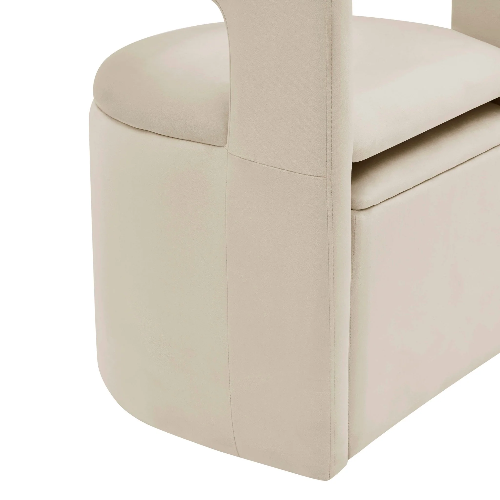 Bryony Accent Chair - Ecru - Image 7