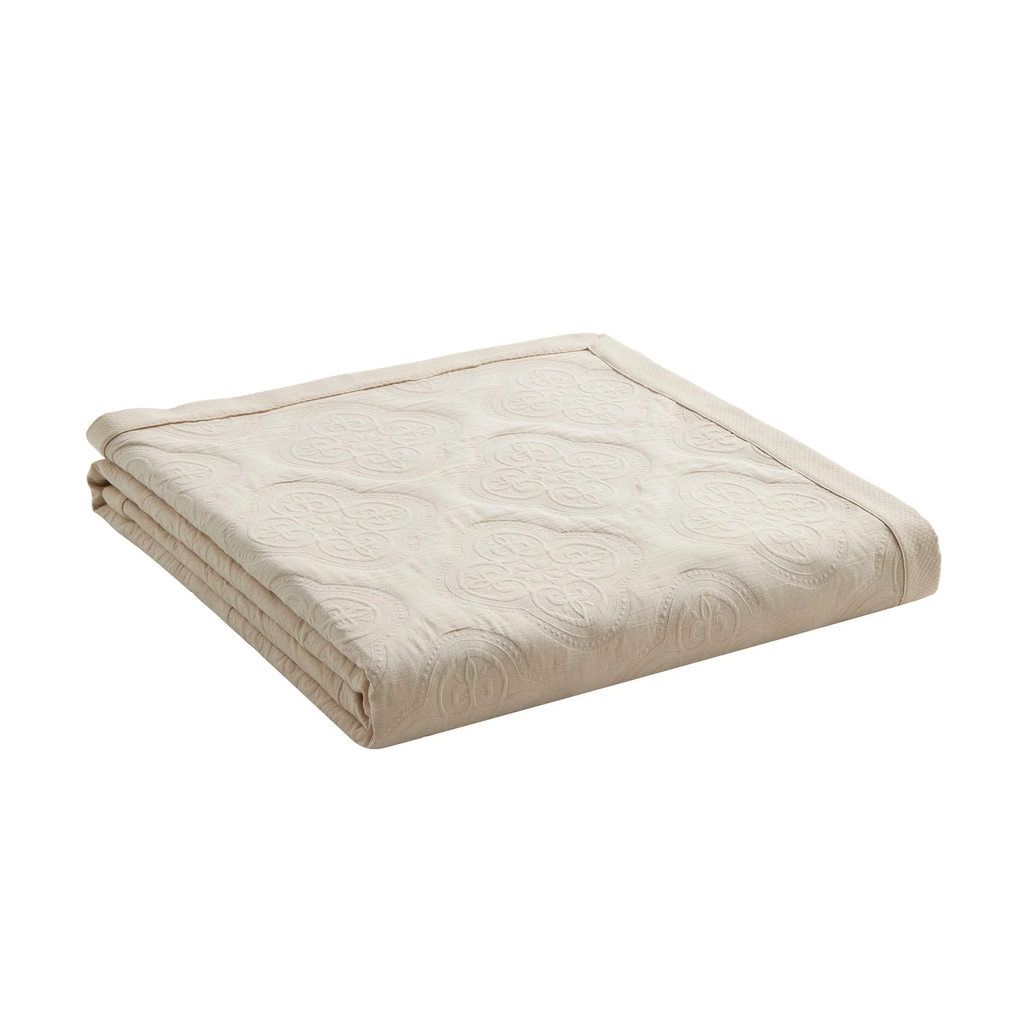 Cannes Matelassé Bedspread - Wheat - Image 4