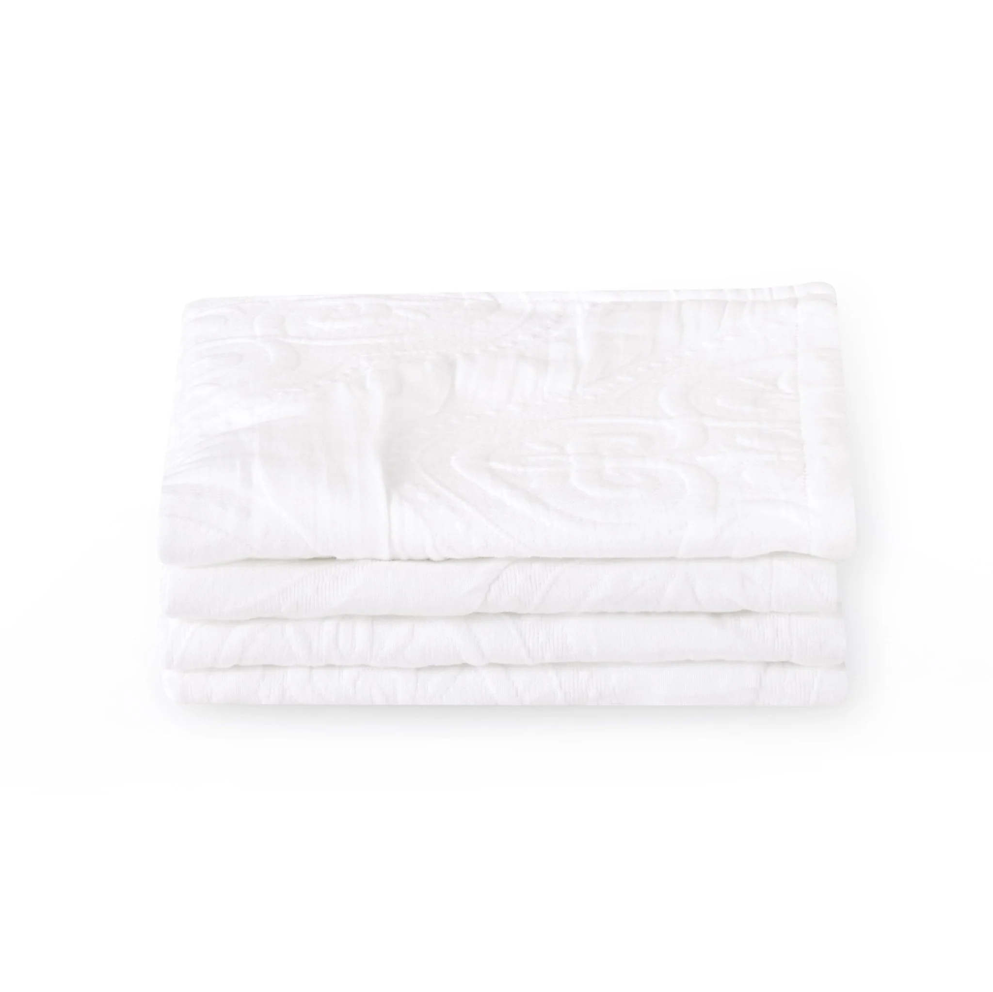 Cannes Matelassé 300 Thread Count Set of 4 Napkins - White - Image 6