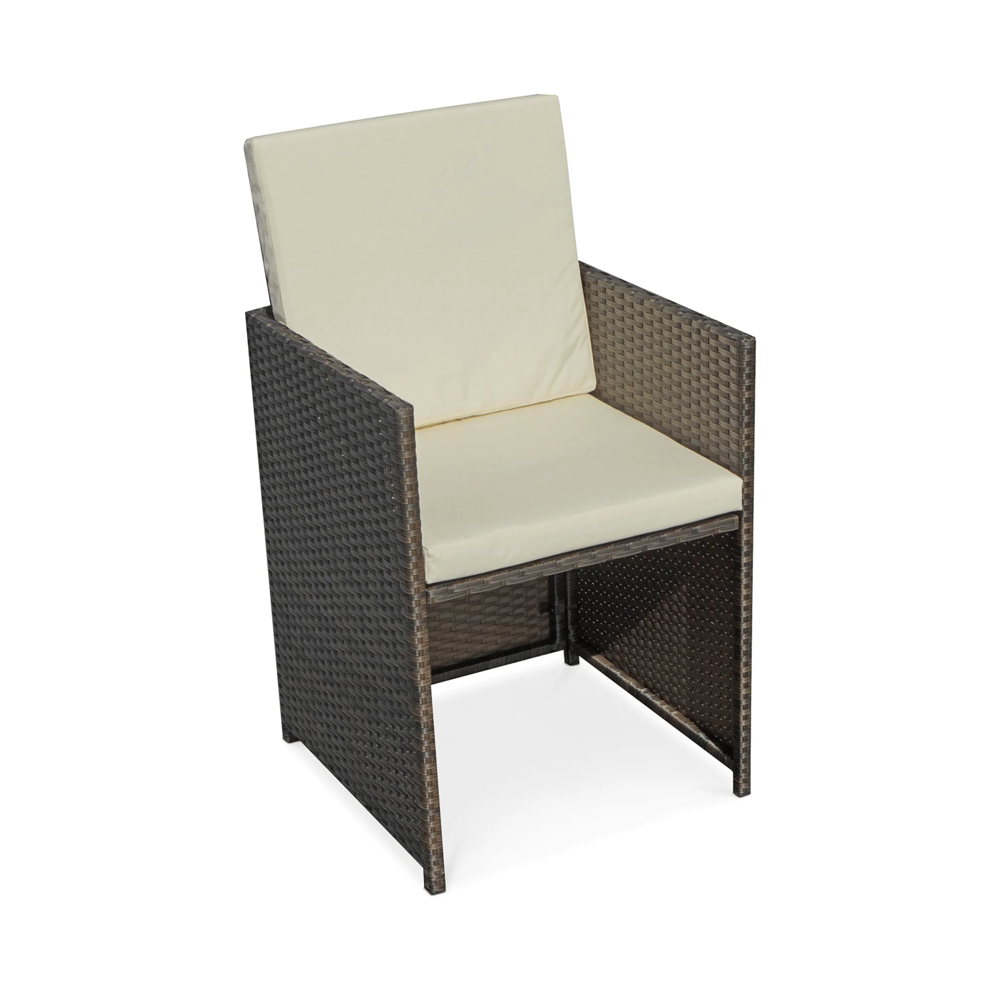 Cannes Outdoor 8-Seater Dining Set - Brown - Image 7