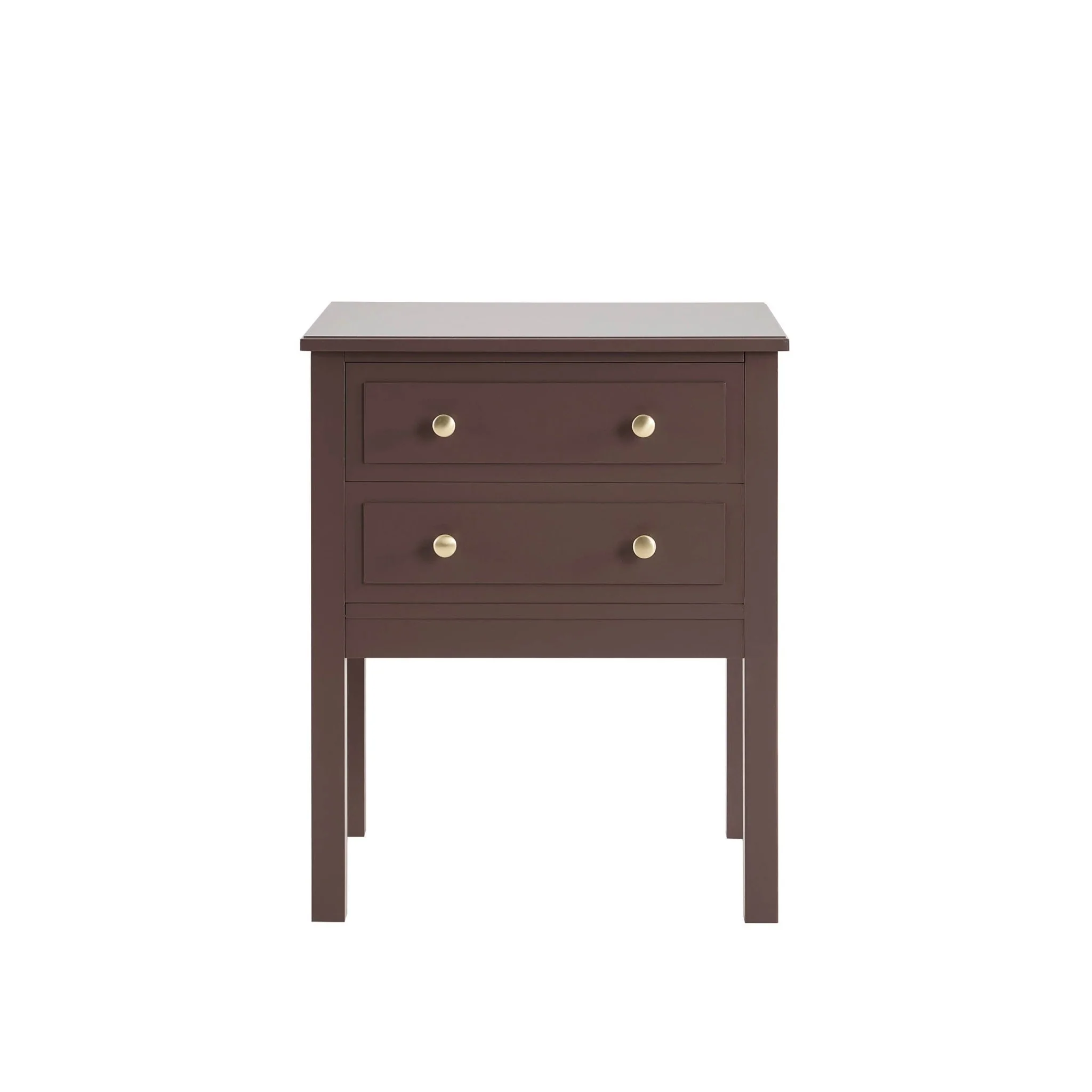 Carolina 2 Drawer Bedside Table - Mocha - Image 4