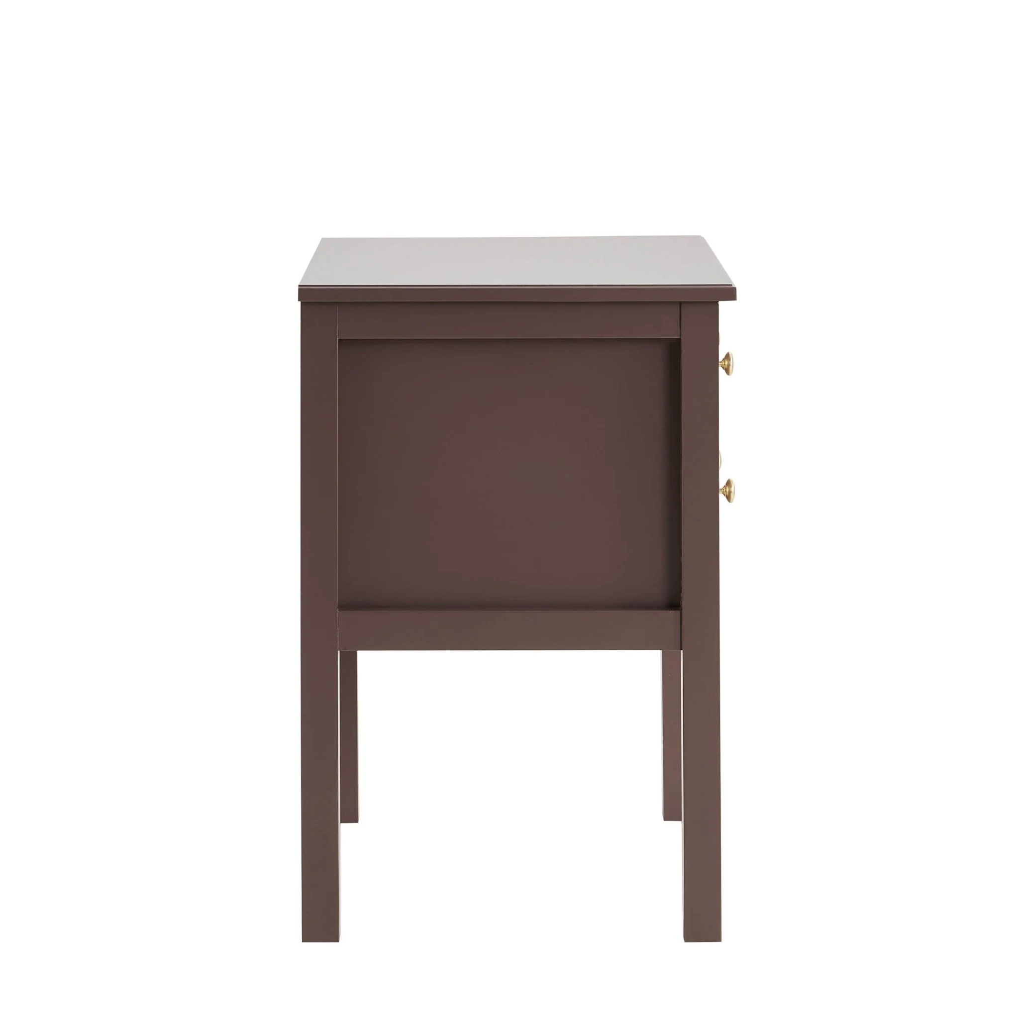 Carolina 2 Drawer Bedside Table - Mocha - Image 7
