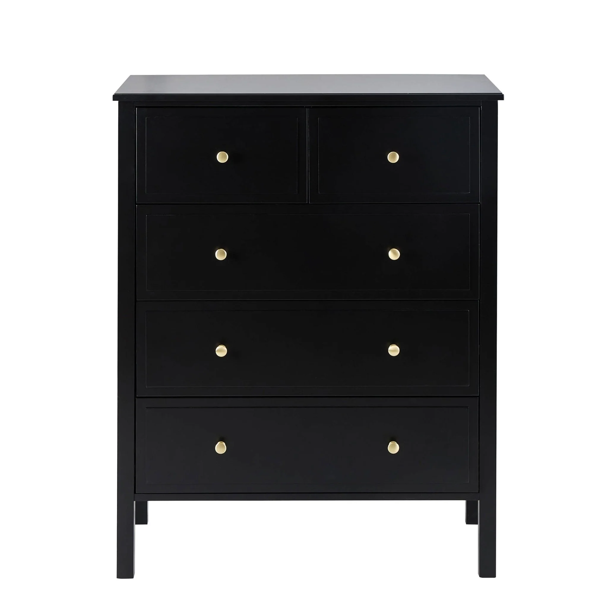 Carolina 5 Drawer Chest - Black - Image 3