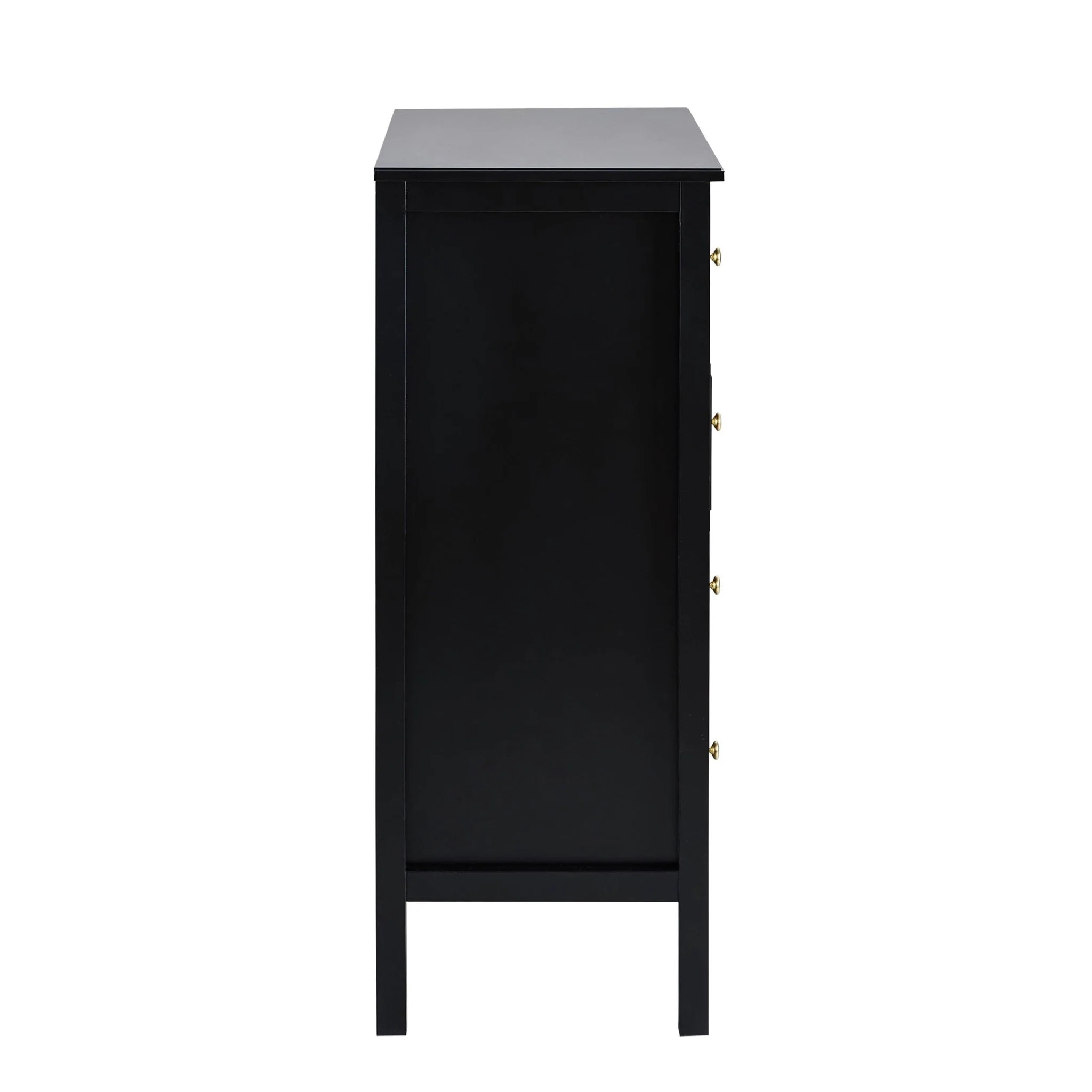 Carolina 5 Drawer Chest - Black - Image 6