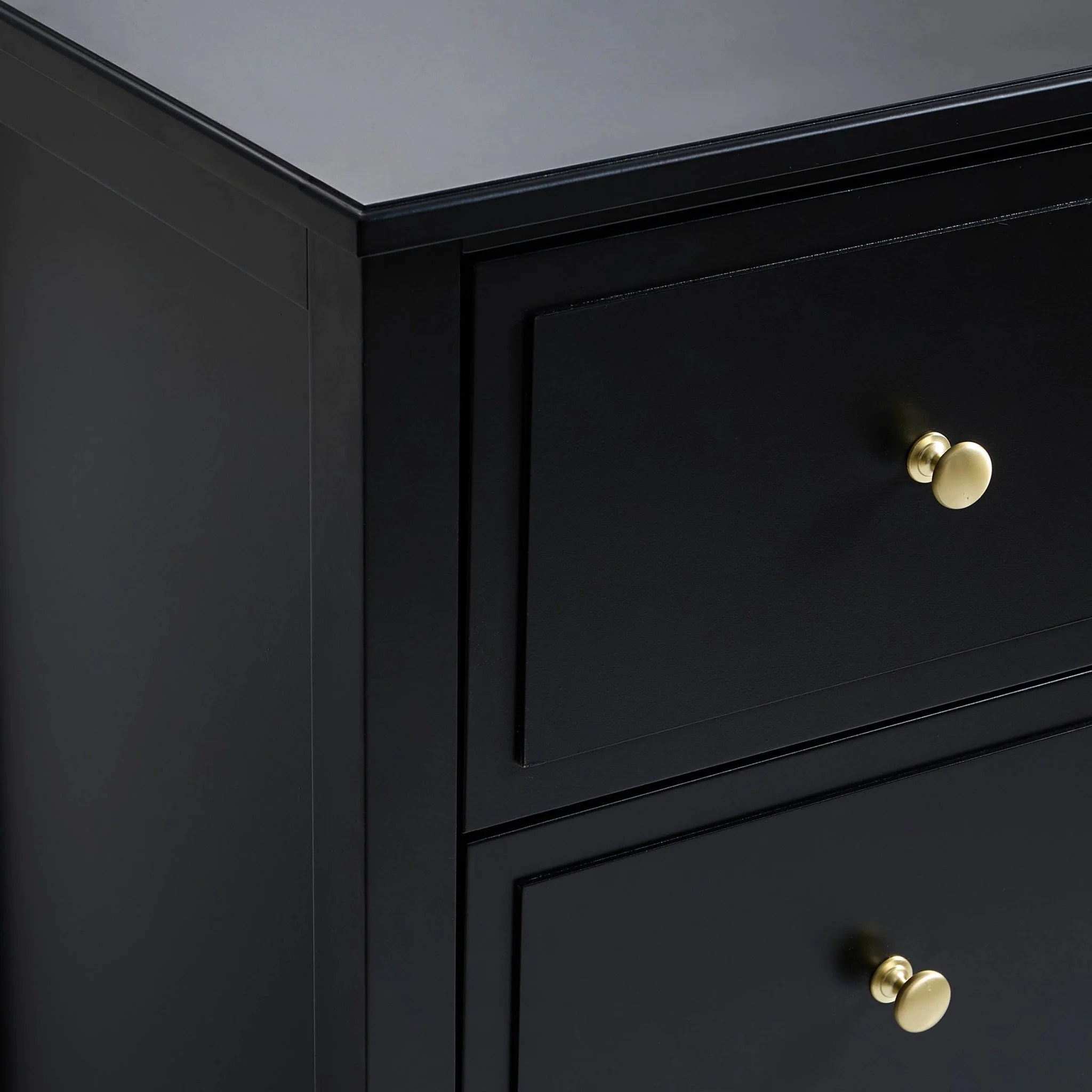Carolina 5 Drawer Chest - Black - Image 7