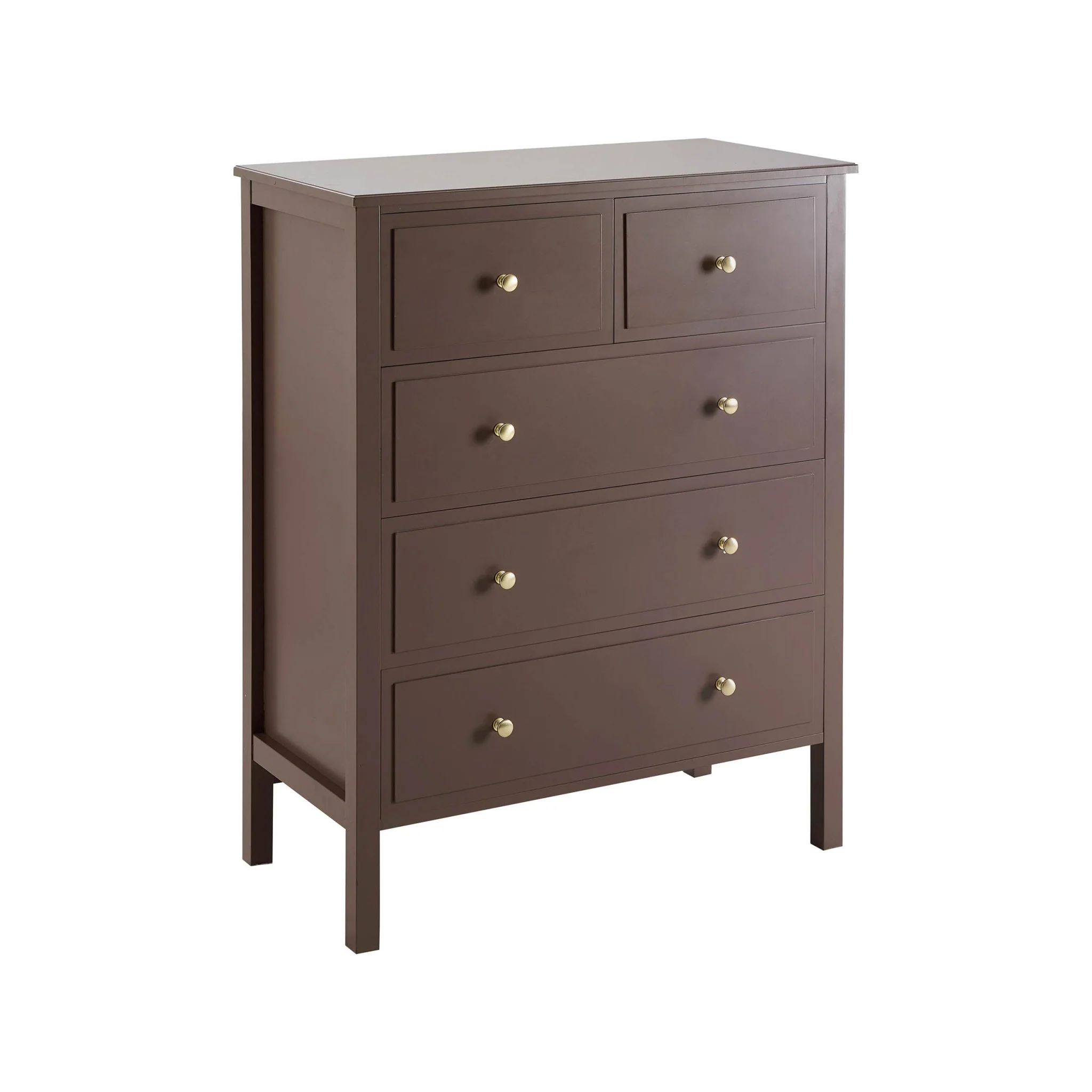 Carolina 5 Drawer Chest - Mocha - Image 4
