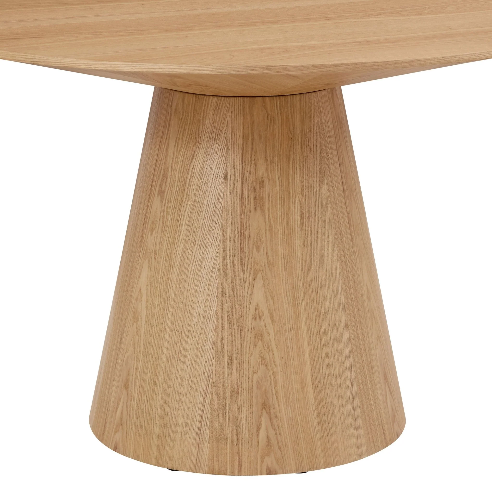 Cassie 4-6 Seater Dining Table - Natural Wood - Image 4