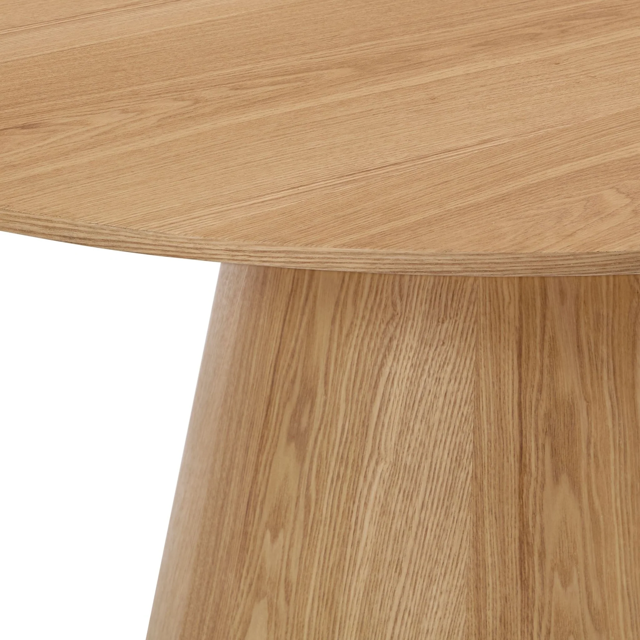 Cassie 4-6 Seater Dining Table - Natural Wood - Image 5