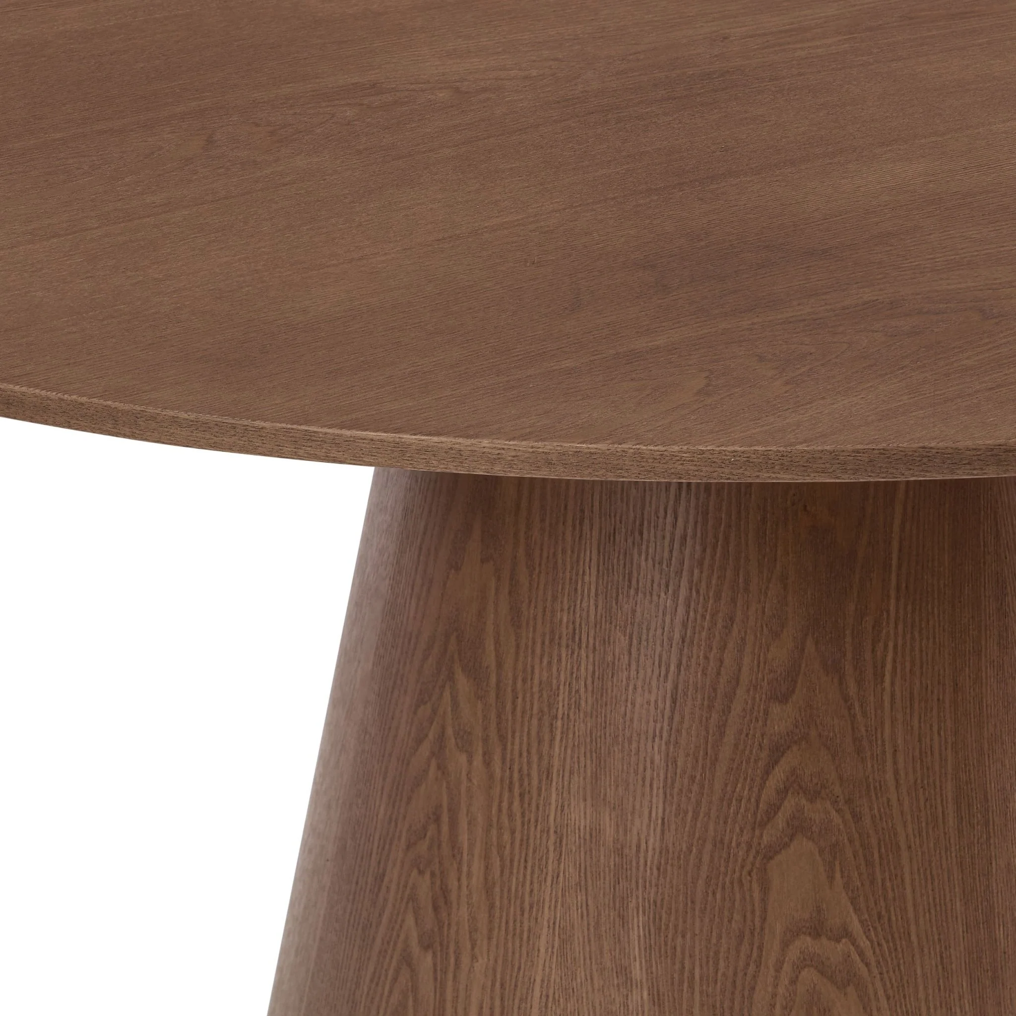 Cassie 4-6 Seater Dining Table - Mid Wood - Image 5