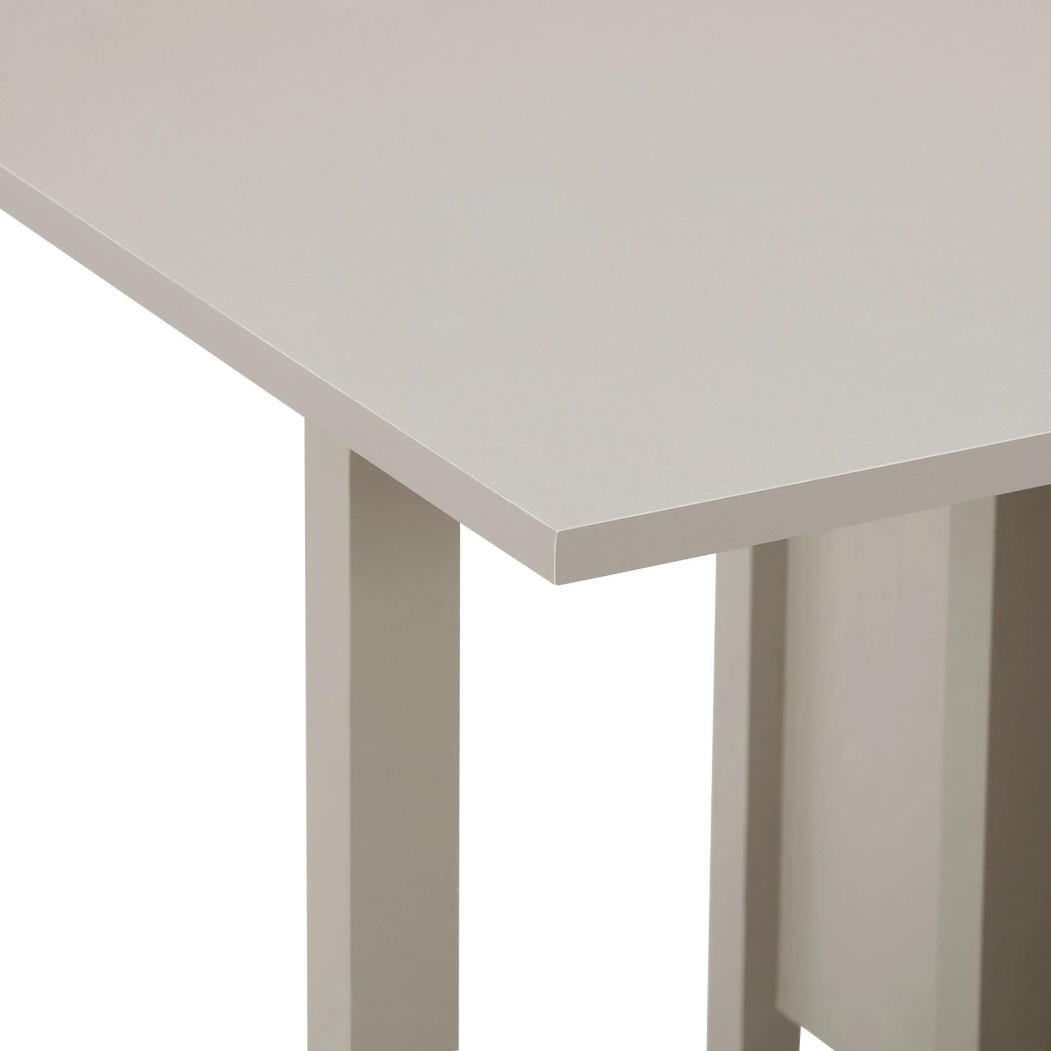 Charlie 2-4 Seater Folding Dining Table - Taupe - Image 10