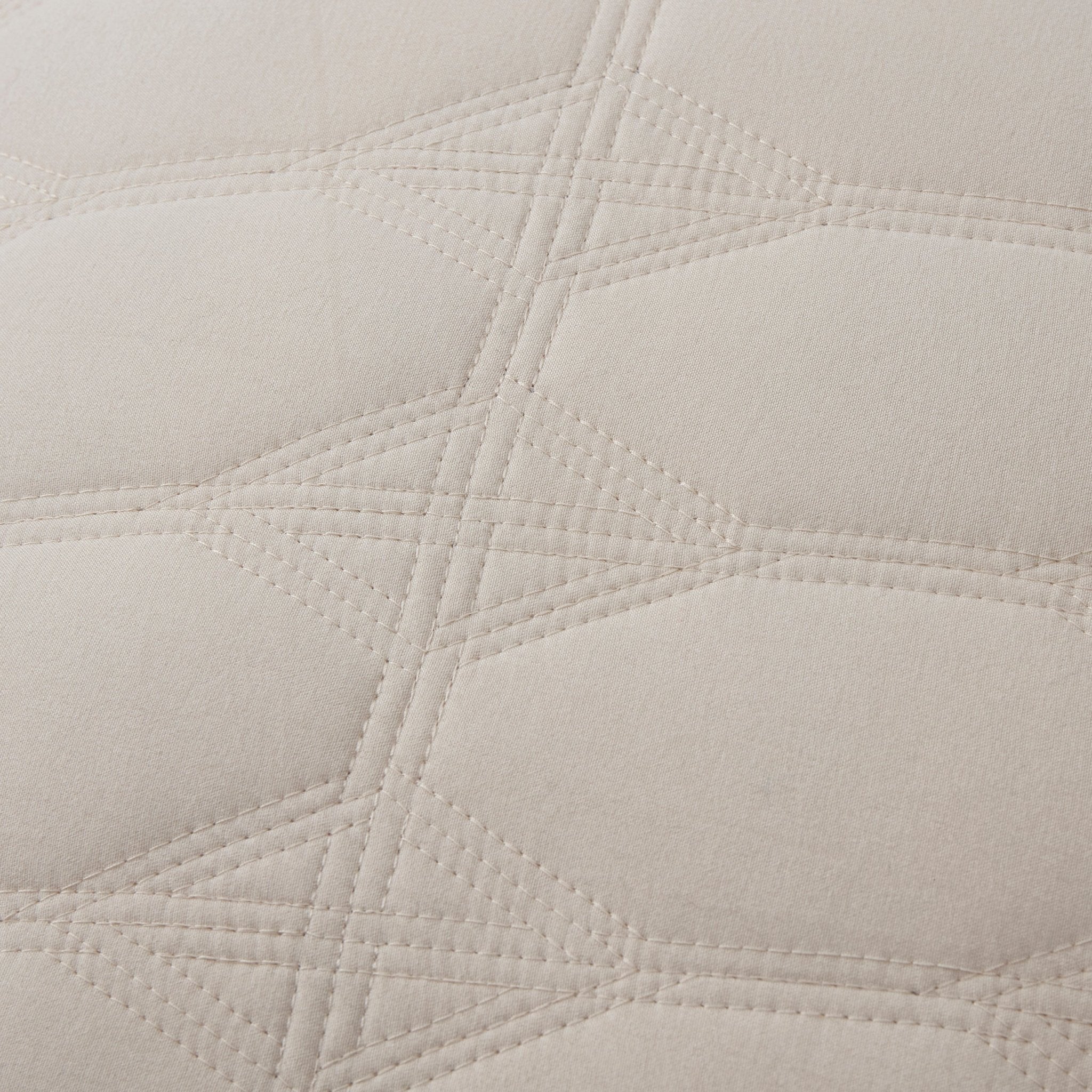 Charlotte Geometric Embroidered Cushion Cover - Natural - Image 3