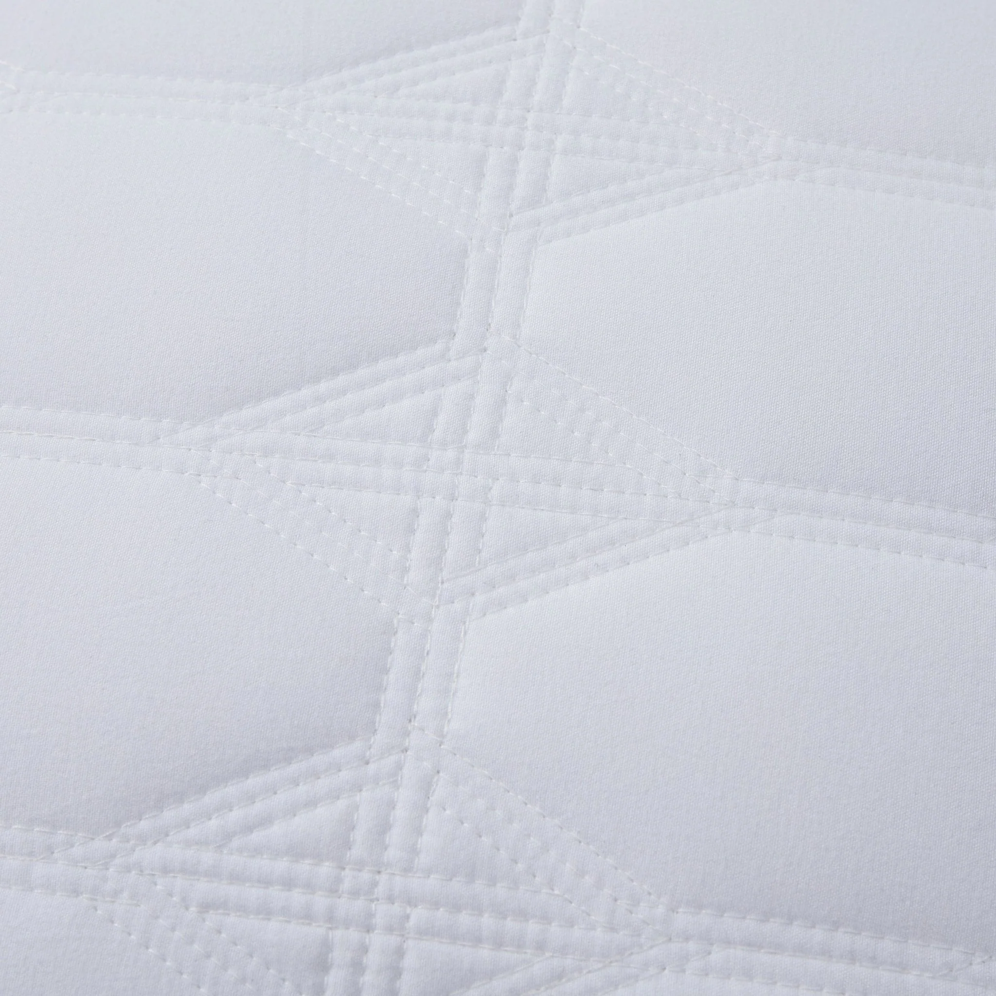Charlotte Geometric Embroidered Cushion Cover - White - Image 2