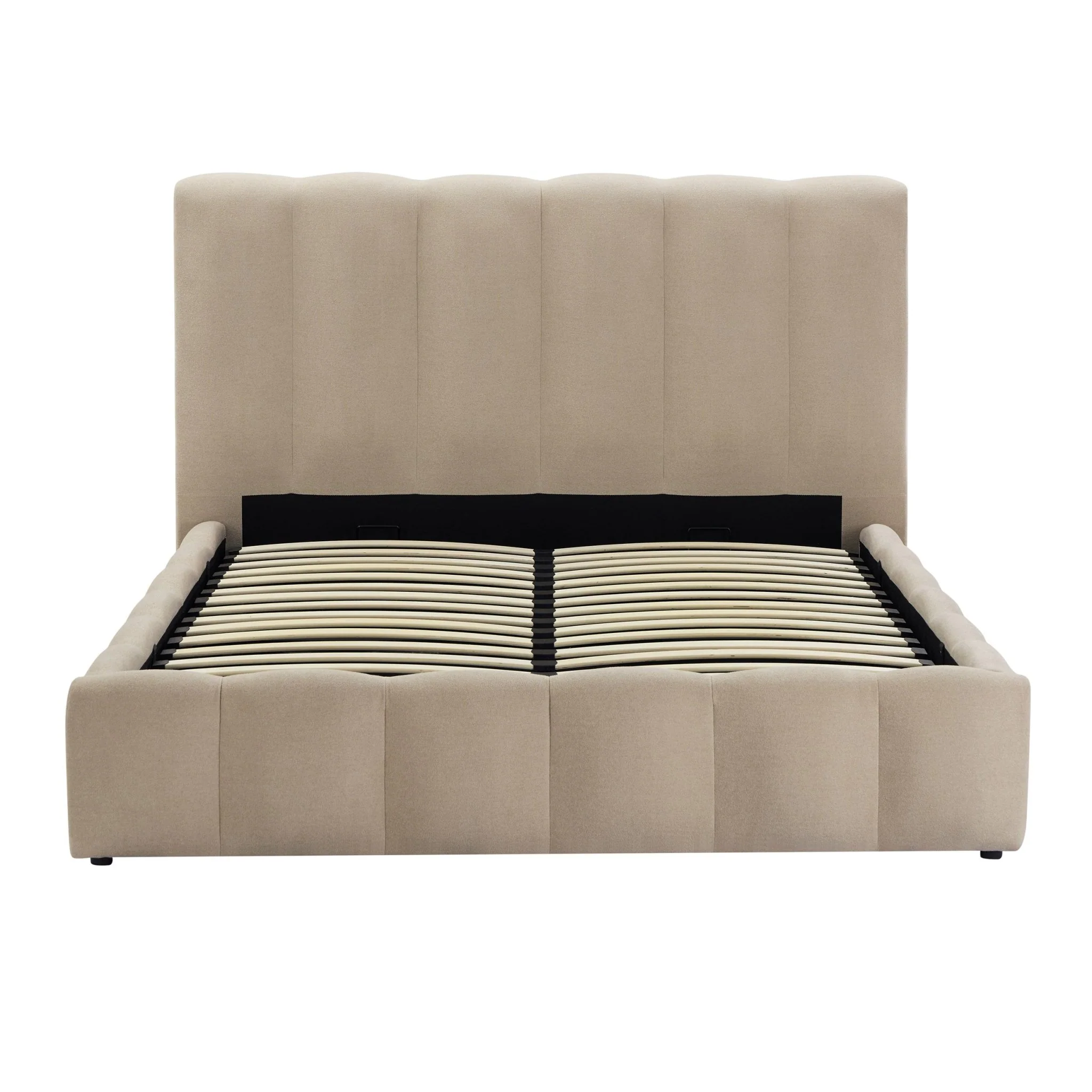 Cheshire Ottoman Storage Bed - Chenille Oatmeal - Image 10